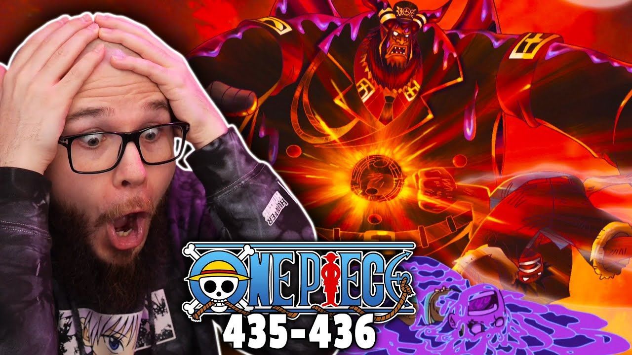 1280x720 LUFFY Vs MAGELLAN!. ONE PIECE Ep 435 436 REACTION