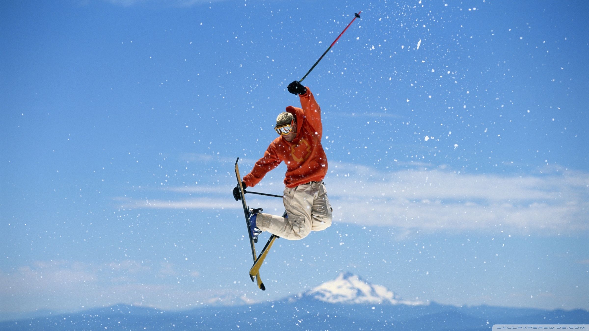 2400x1350 Ski Freestyle Ultra HD Desktop Background Wallpaper for 4K UHD TV : Tablet