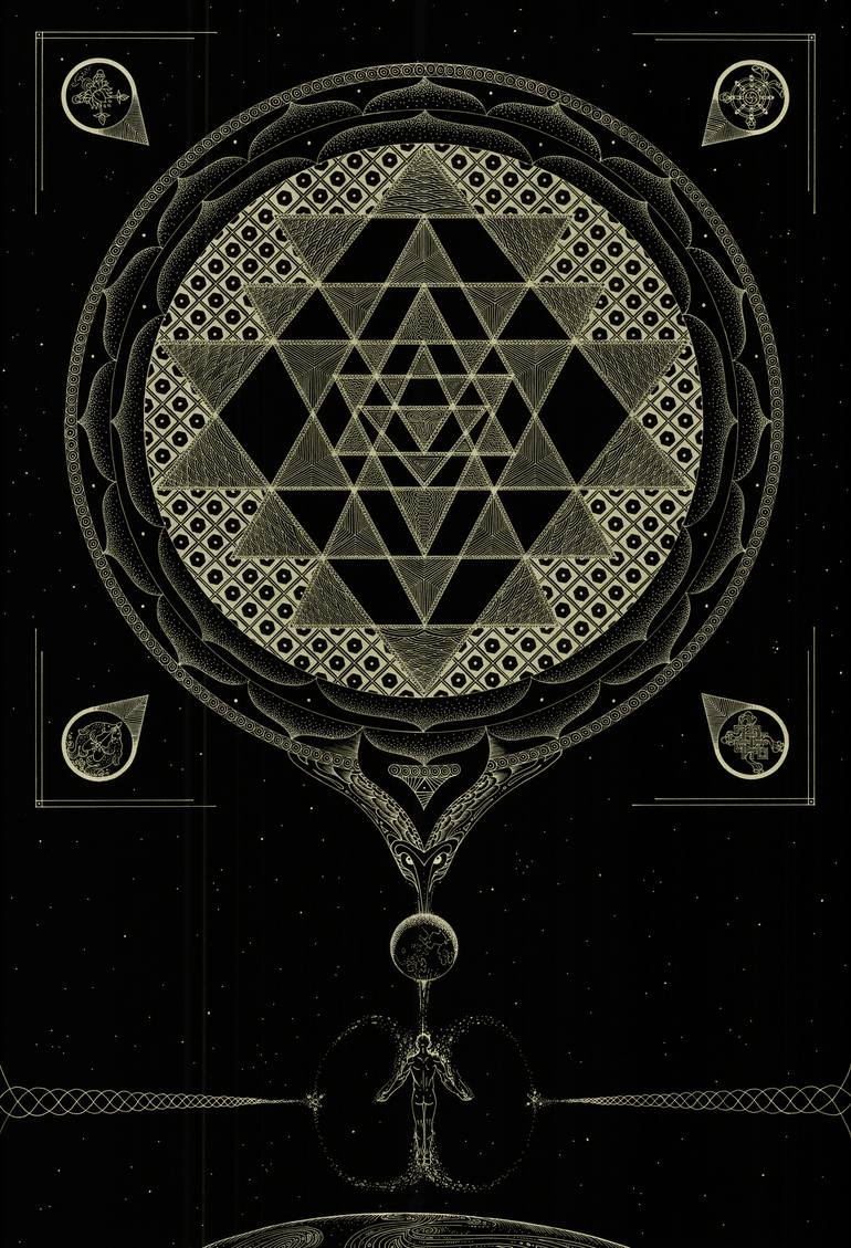 770x1129 Sri Yantra Drawing