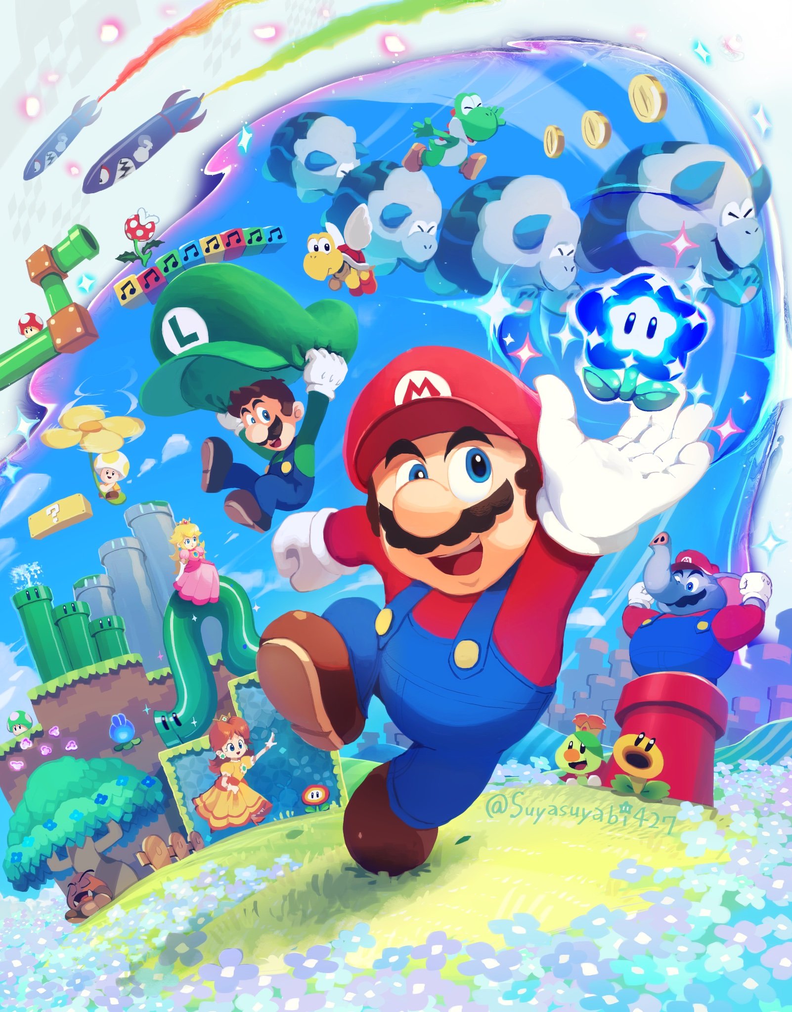 Super Mario Bros. Wonder Wallpapers - Top Free Super Mario Bros. Wonder ...