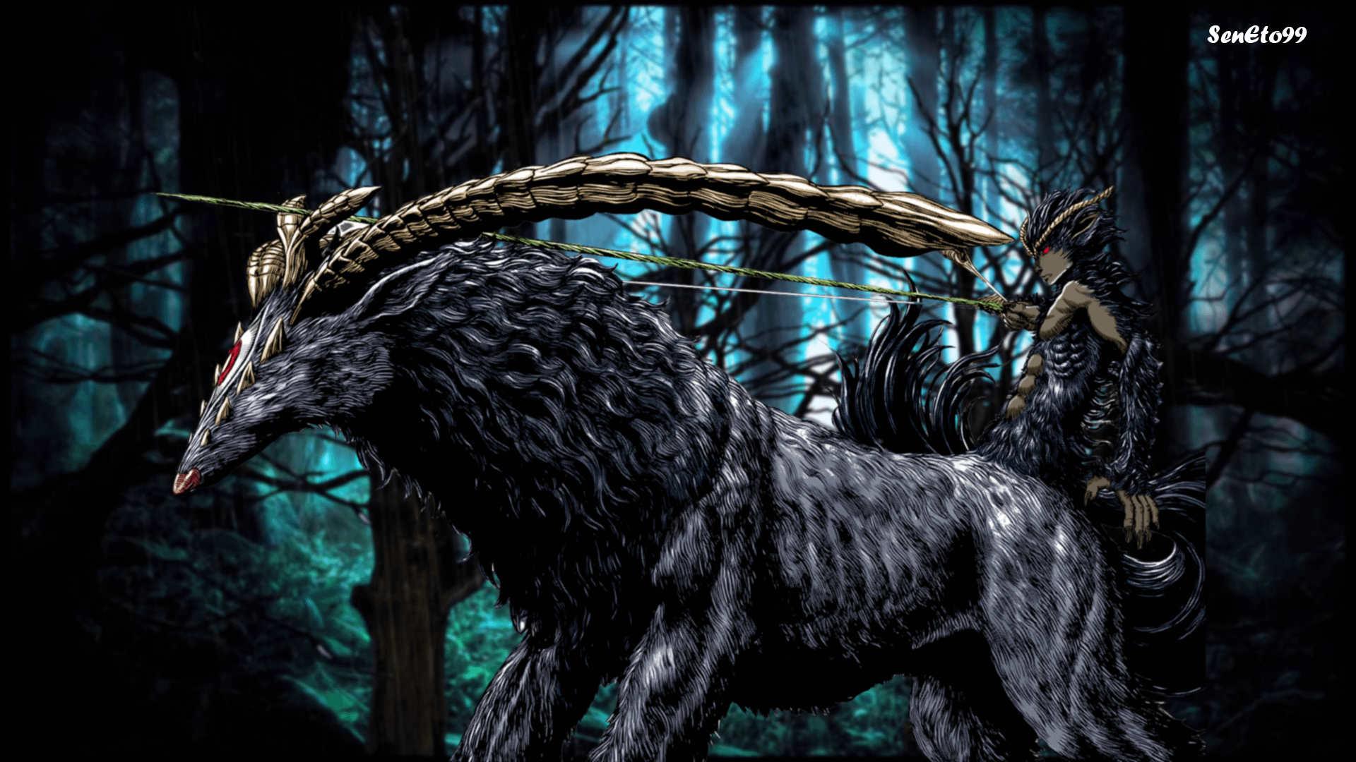 1920x1080 I colored the Goat and made it into a wallpaper for yall what do you think?