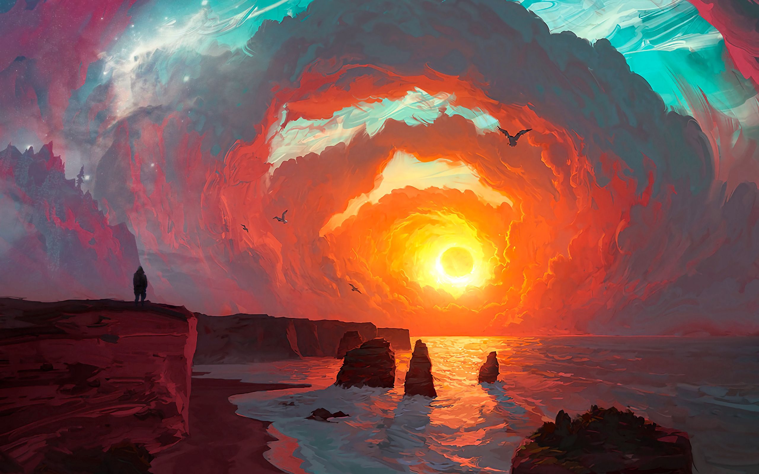 Sunrise Painting Wallpapers - Top Free Sunrise Painting Backgrounds