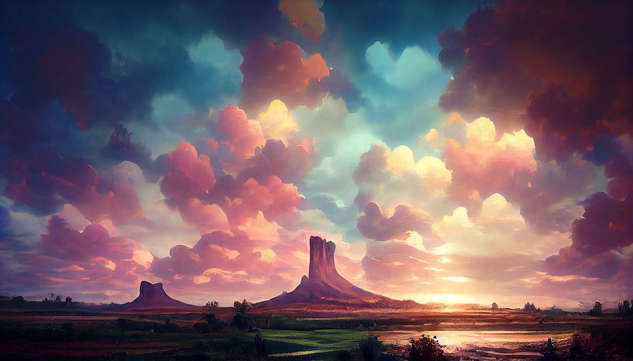 1280x731 Sunrise Art Artwork
