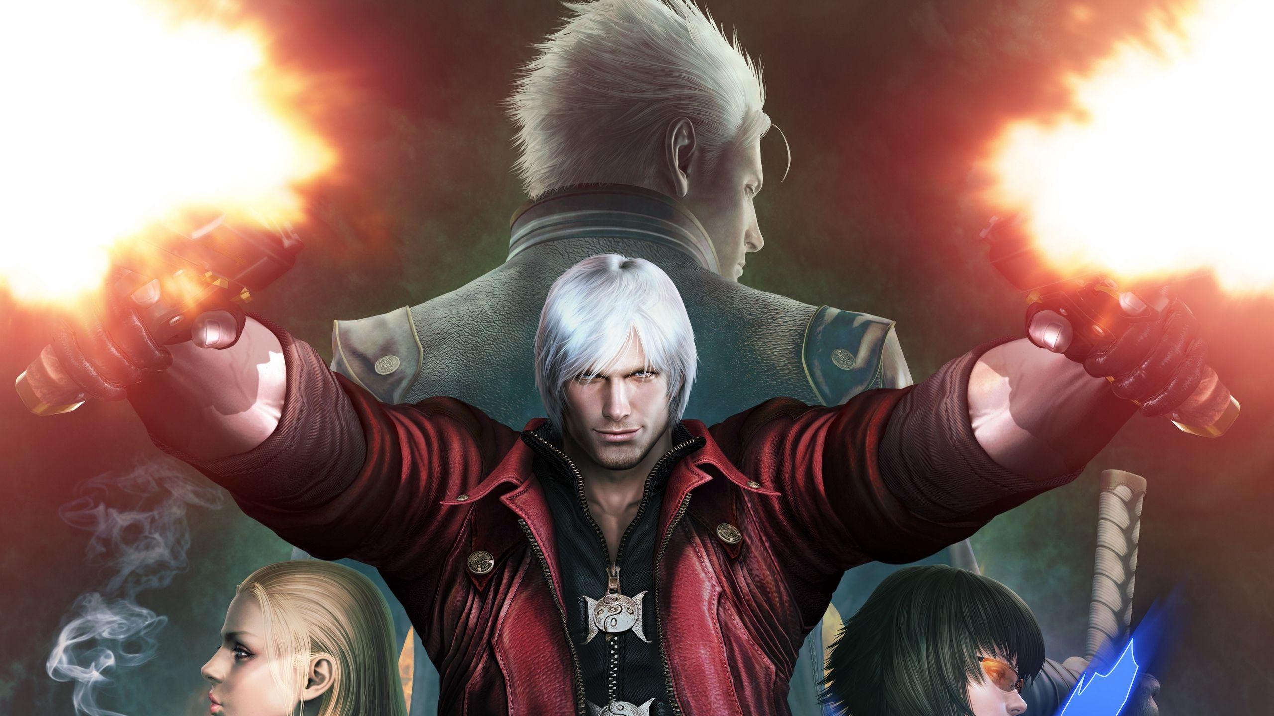 2560x1440 Download wallpaper 2560x1440 devil may cry, vergil, mary, dante
