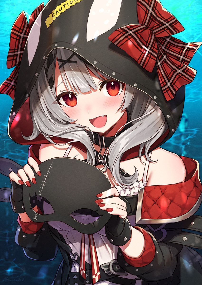 850x1202 sakamata chloe and sakamata chloe (hololive) drawn by uruha_(yw1109)
