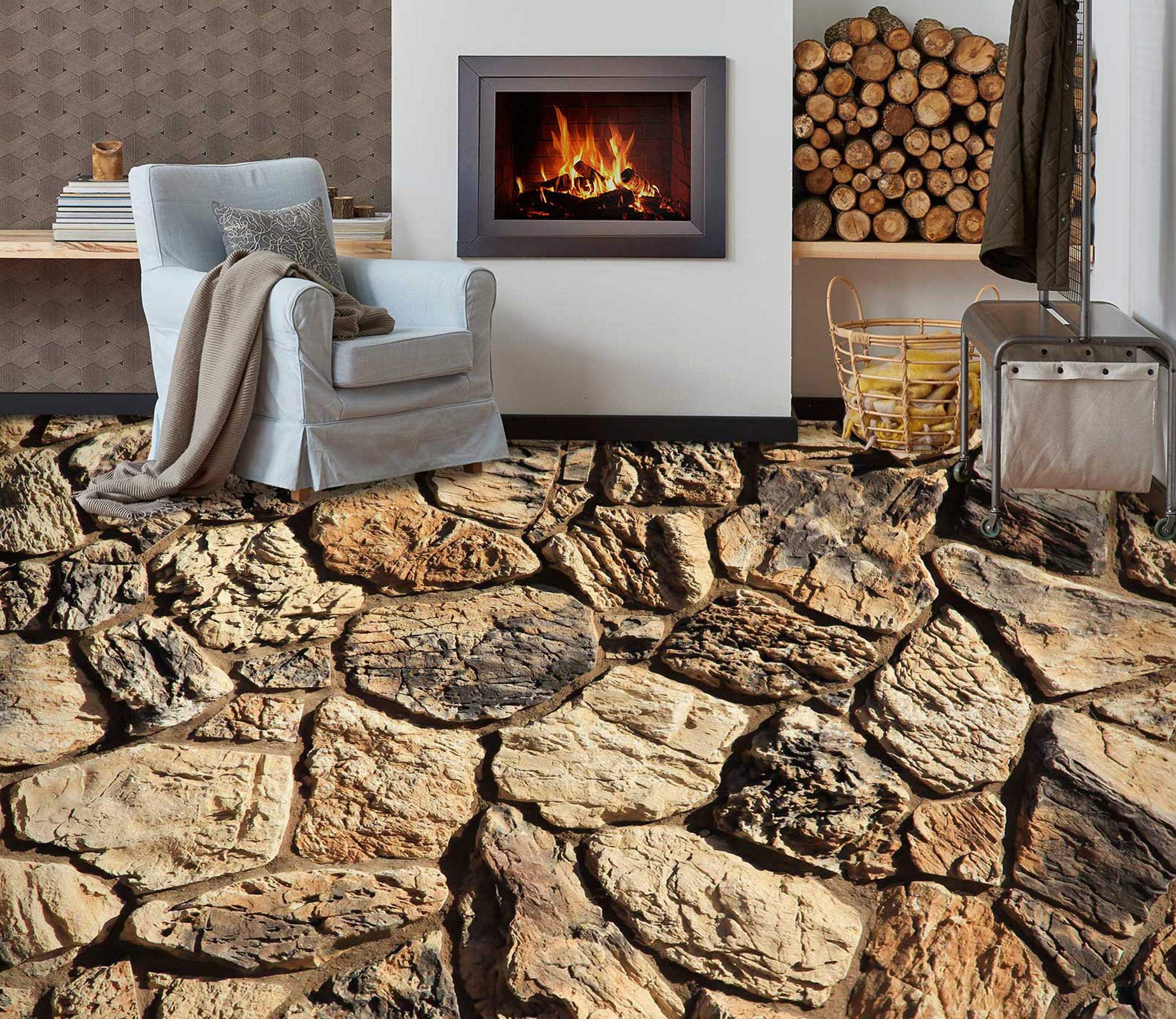 1846x1600 3D Stone Piece 2353 Floor Wallpaper Murals Wall Print Decal AJ WALLPAPER. Self Adhesive Large Floor Mural US Sinsin (Standard Vinyl (Upto 3months), 【 82”x58”】208x146cm(WxH)) : Tools & Home Improvement