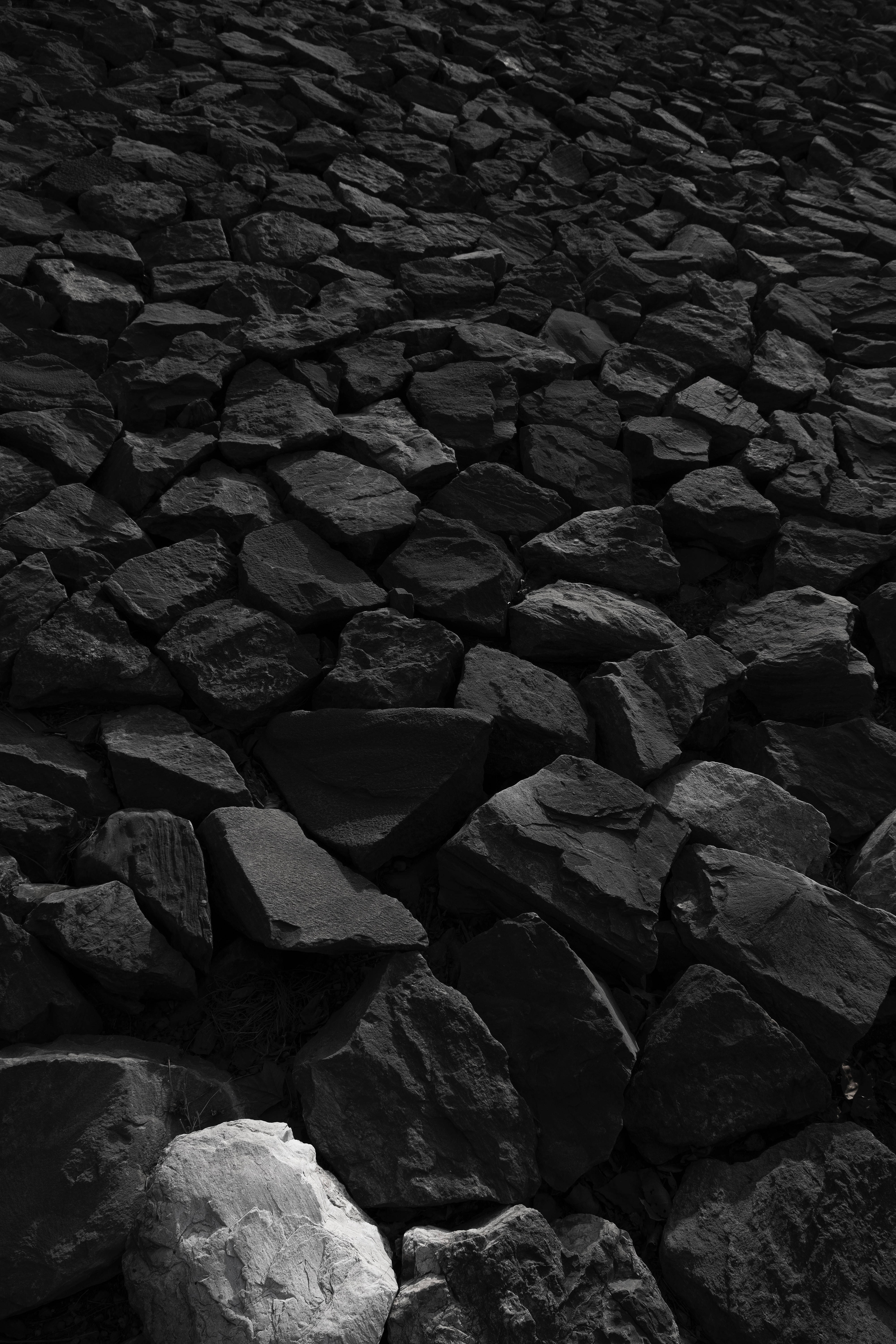 4000x6000 Download Charcoal Stone Floor Wallpaper