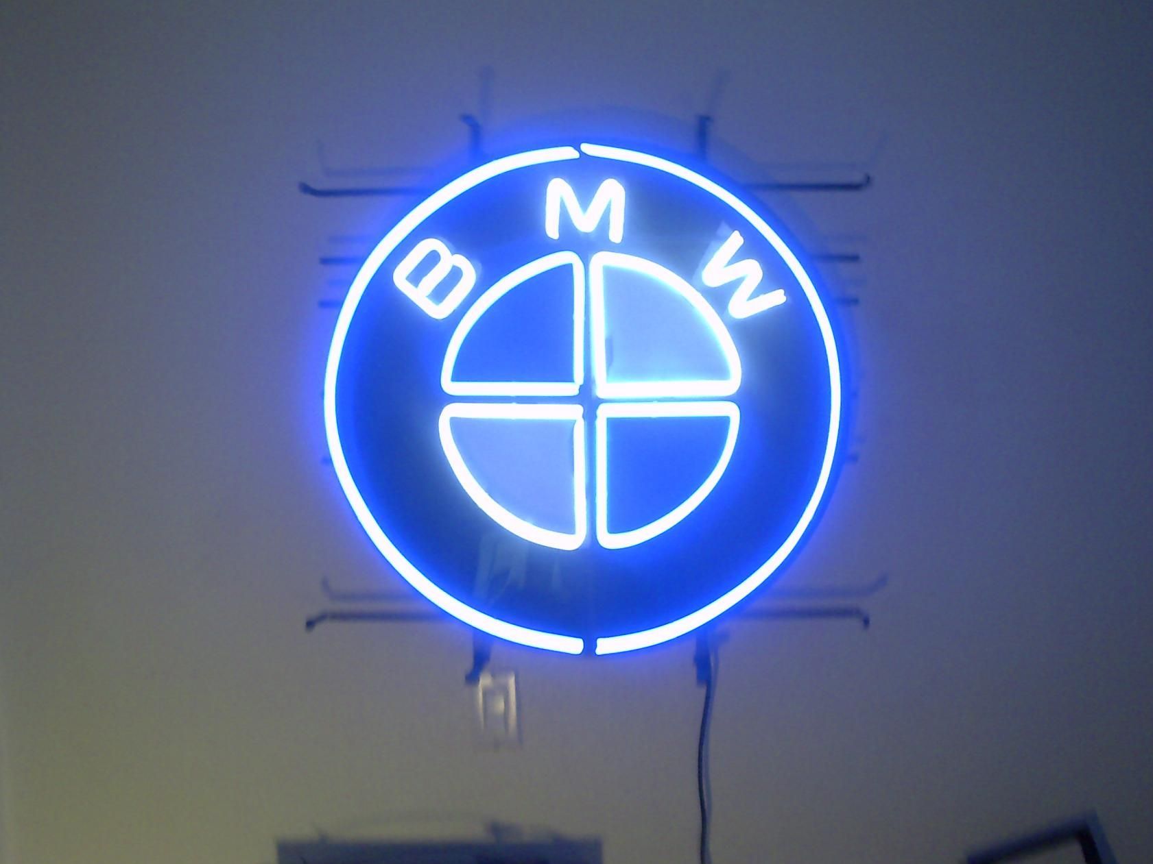 1681x1261 BMW Logo Neon Sign 27 Inch Diameter. Looks Great!!! 3 Series (E90 E92) Forum
