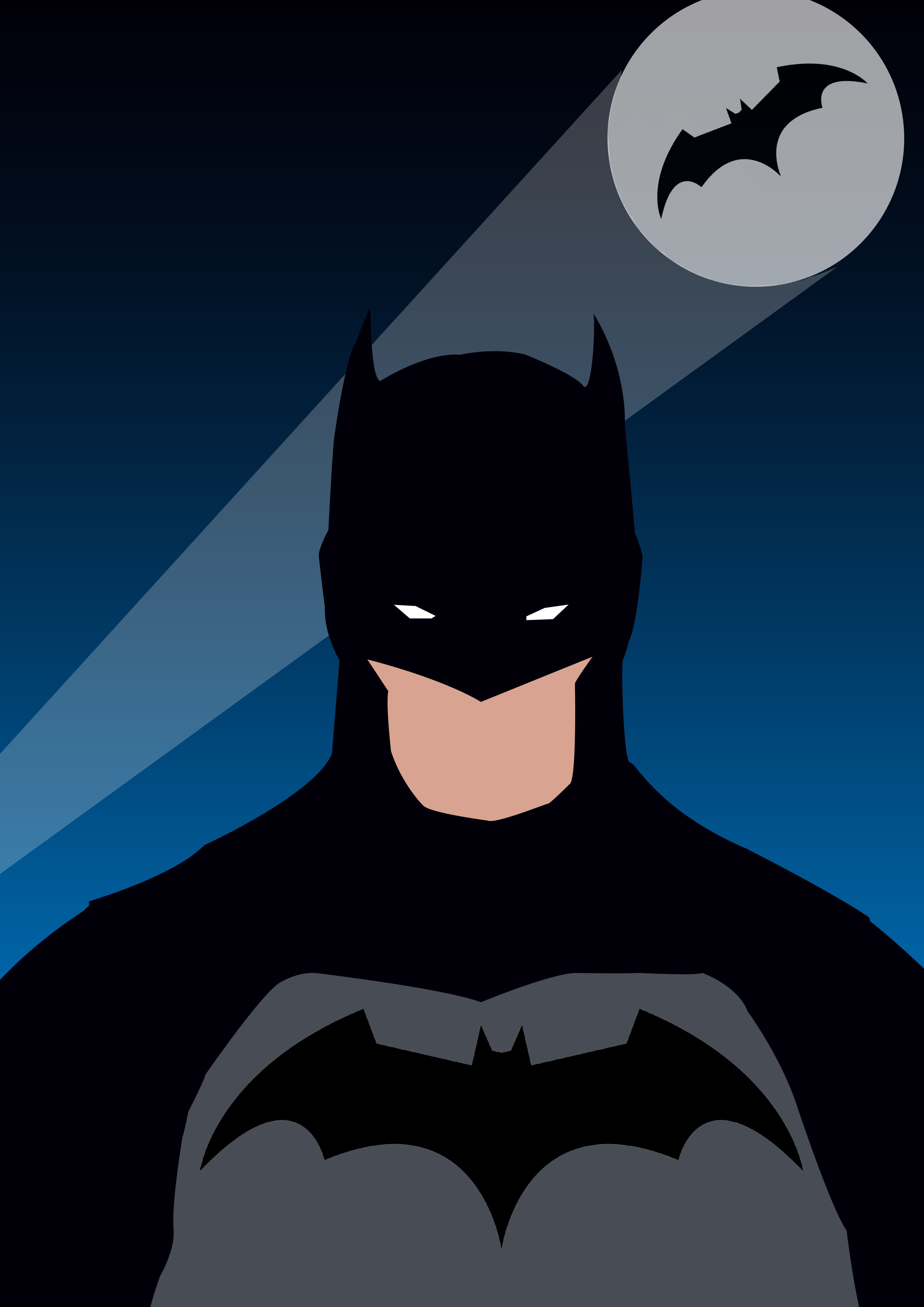 4630x6548 batman vector art