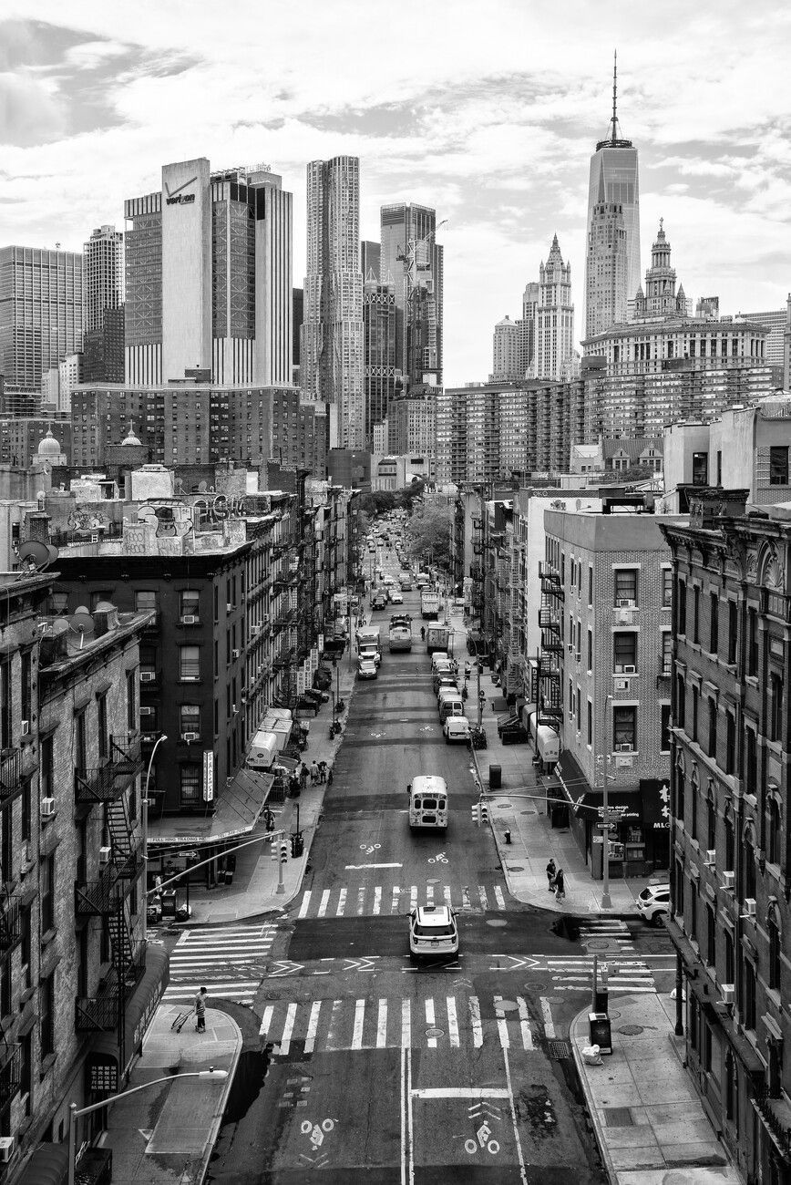 868x1300 Black Manhattan NYC Wall Mural