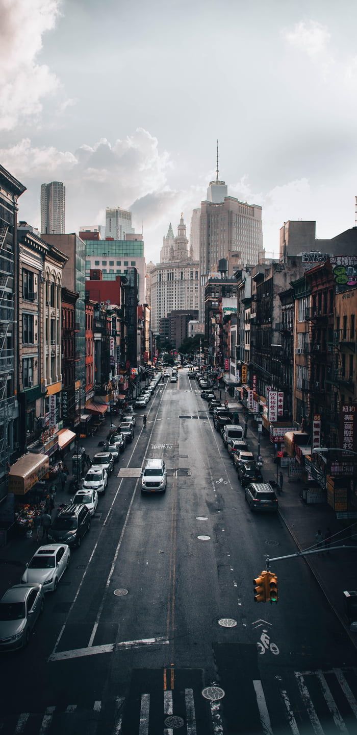 700x1439 Chinatown, Manhattan, NYC. City life photography, Nyc wallpaper, Landscape wallpaper