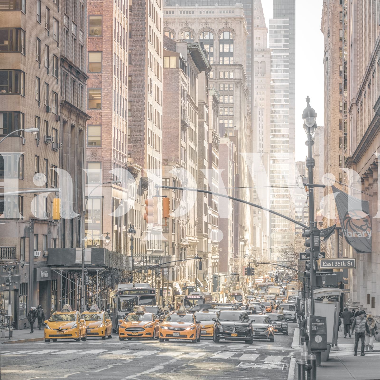 1600x1600 Buy Manhattan Traffic Wallpaper