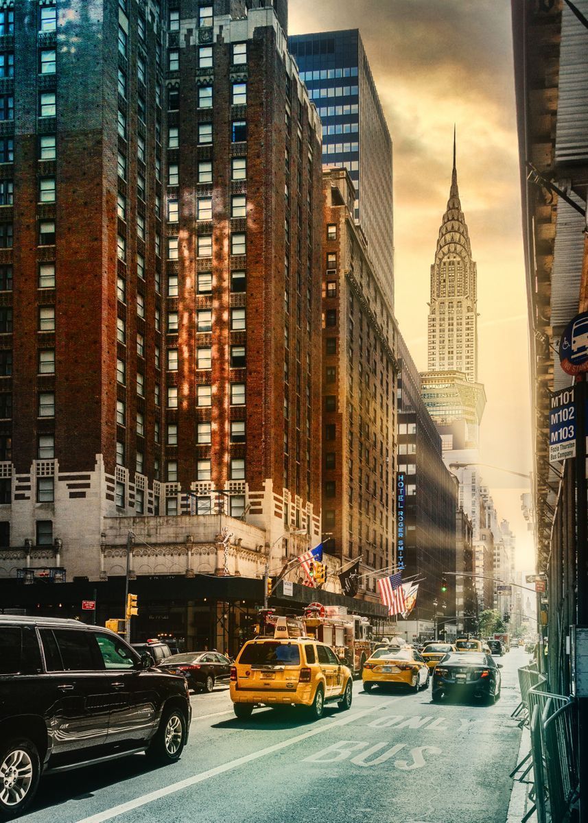 857x1200 one more Manhattan Street' Poster