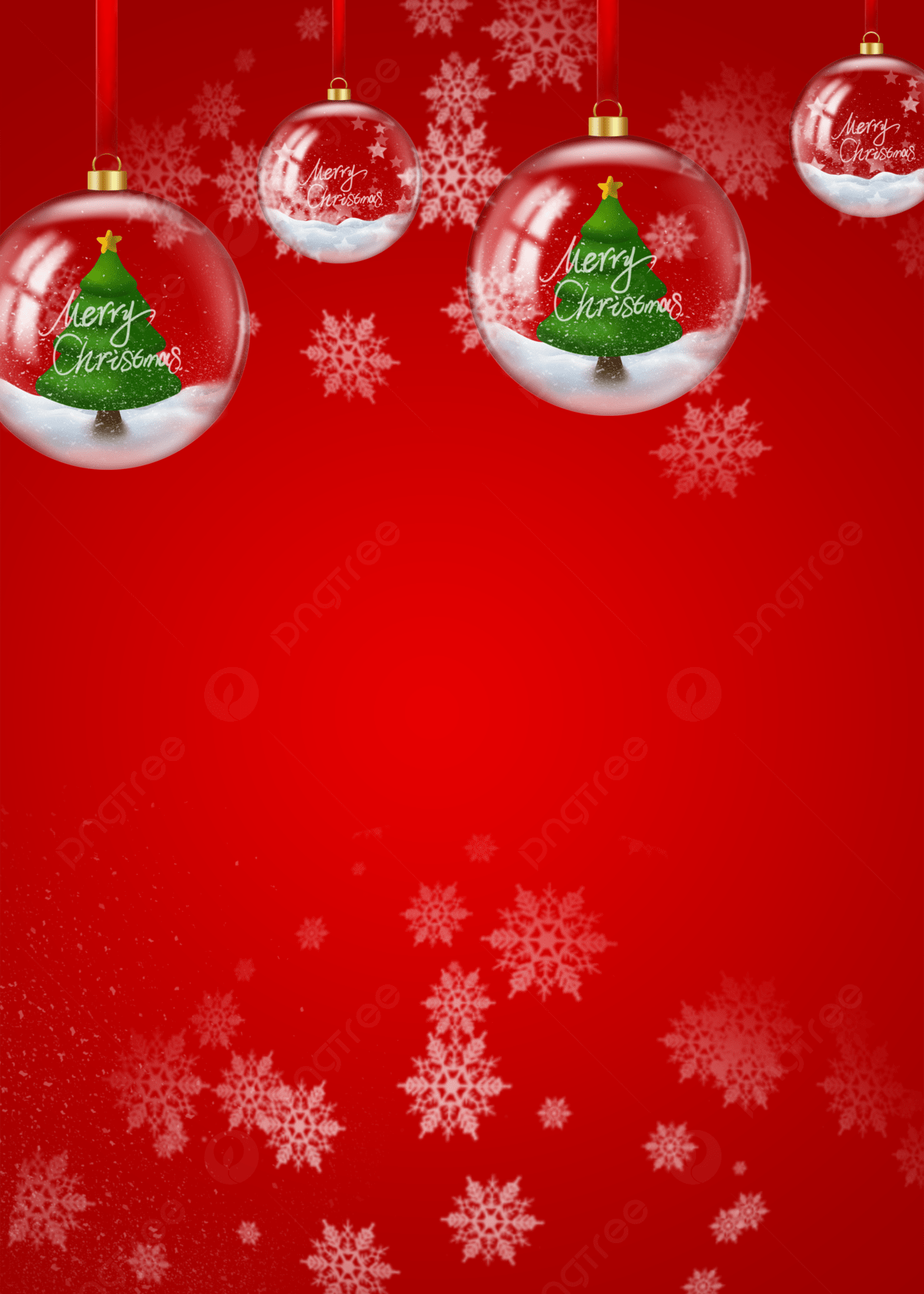 1200x1680 Christmas Red Baubles Background Wallpaper Image For Free Download