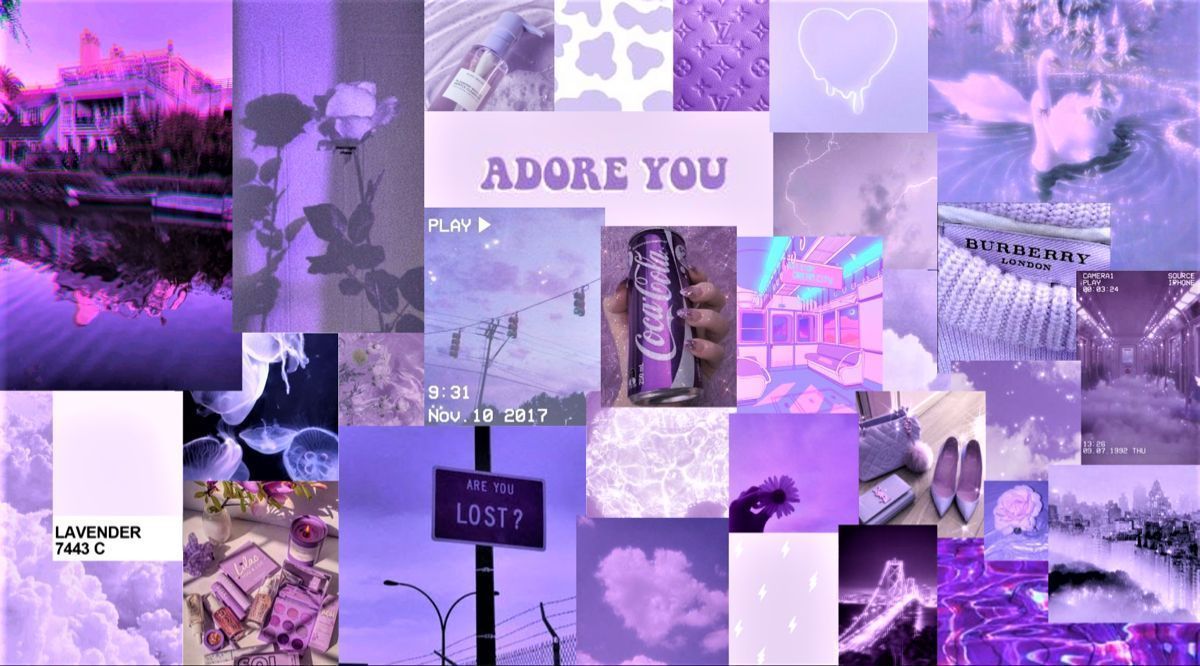 1200x666 Chromebook Aesthetic Purple Wallpaper