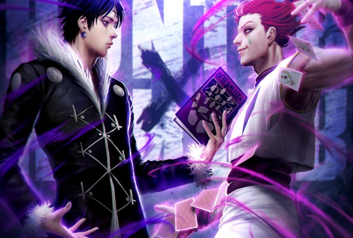 1198x807 Simple Hisoka Morow Pattern Anime Lockscreen Wallpaper Für Android