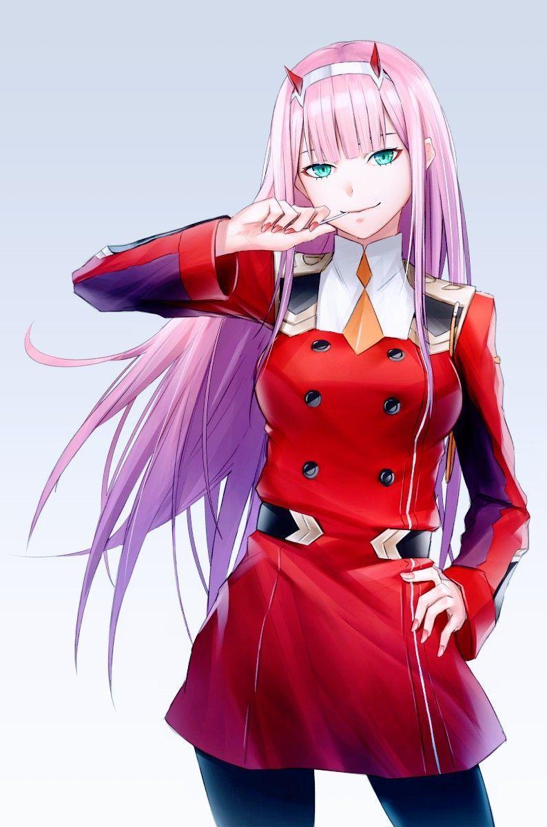 Zero Two Wallpapers Top Free Zero Two Backgrounds Wallpaperaccess