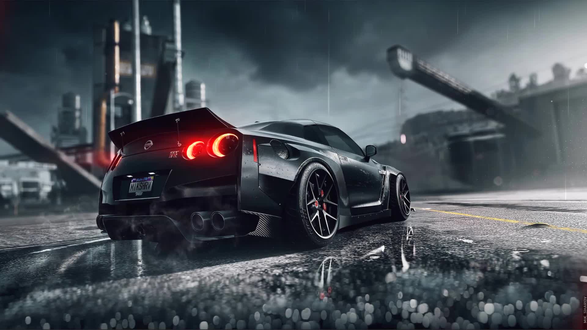 1920x1080 Nissan Gtr Nfs Heat Live Wallpaper