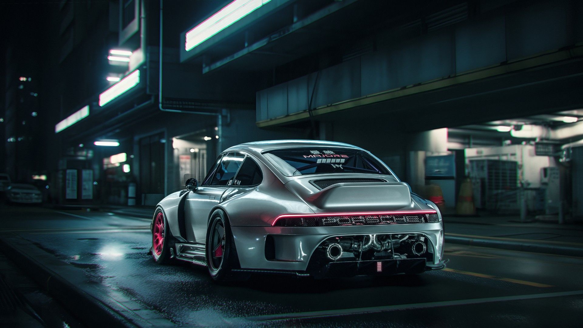 1920x1080 Cyberpunk Porsche Wallpaper Car Wallpaper