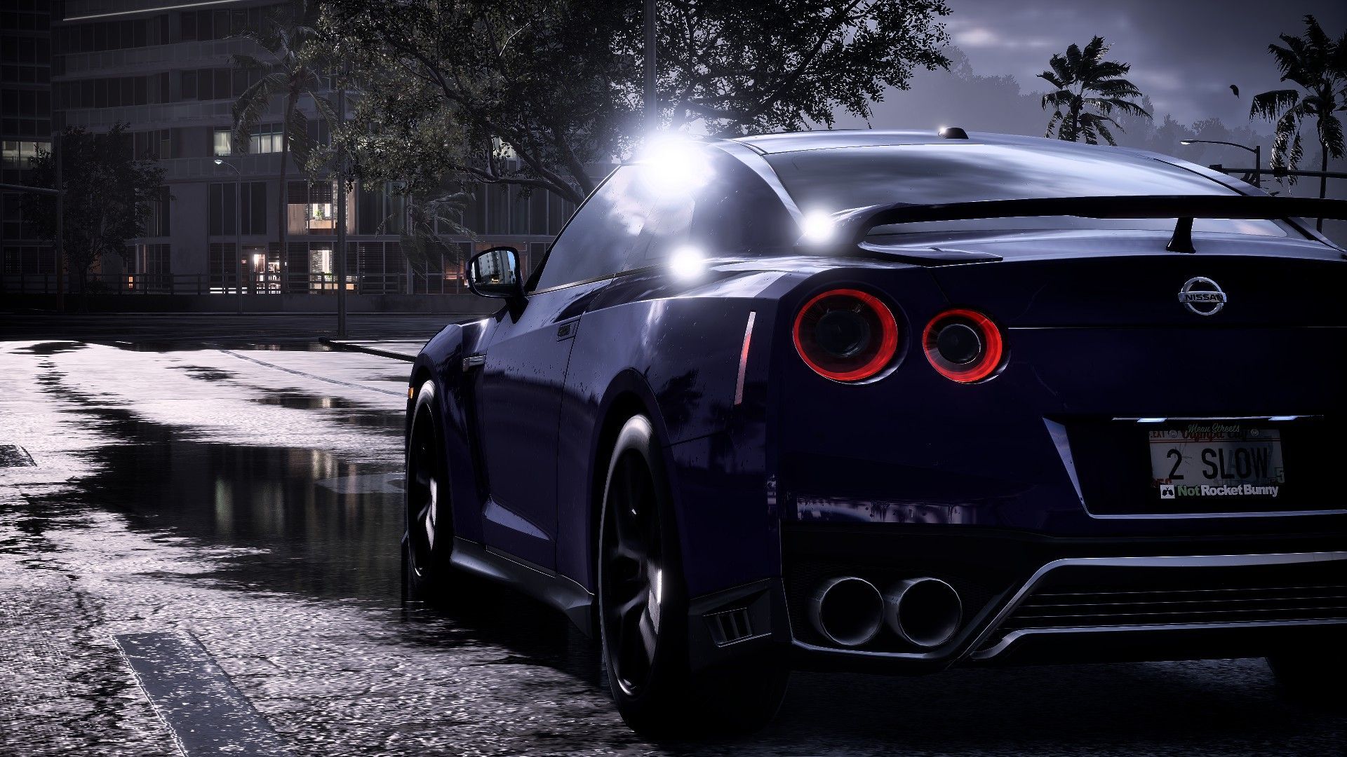 1920x1080 Nissan, Nissan GT R NISMO, Car, 4K, Need For Speed: Heat, Purple, Japanese Cars, Rear View, Video Games, Electronic Artsx1080 Wallpaper