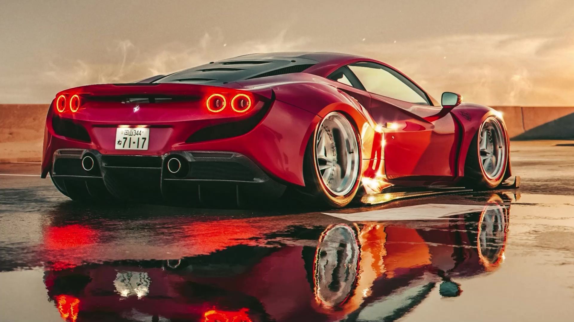 1920x1080 Ferrari F8 Tributo Live Wallpaper