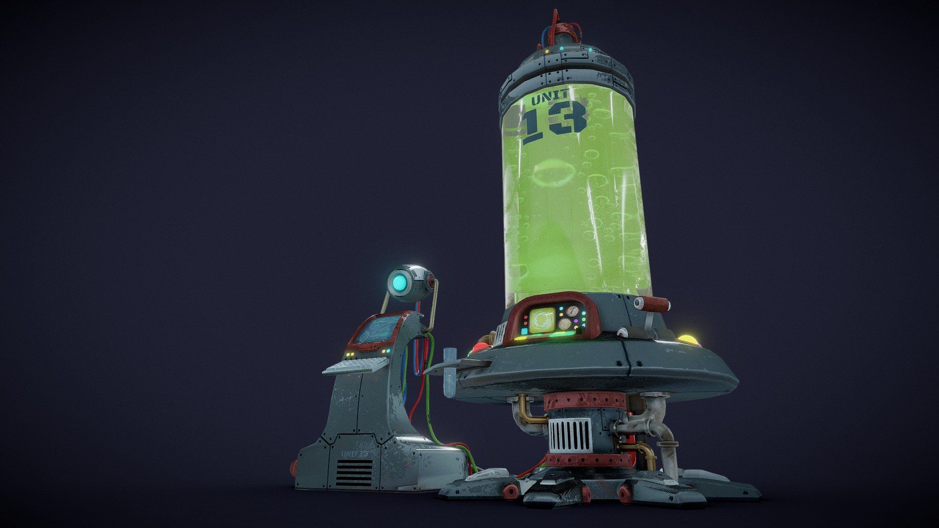 1920x1080 Sci Fi Laboratory Equipment Royalty Free 3D Model By DanielGilbreath [b617128]