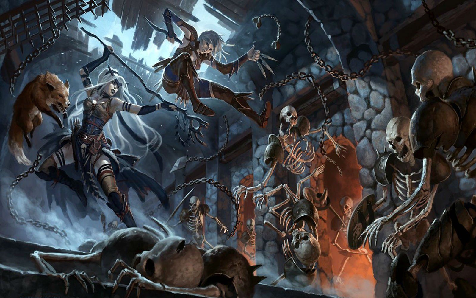1600x1000 DUNGEONS DRAGONS Forgotten Realms magic 1scl rpg action adventure puzzle fantasy warrior wallpaperx1000