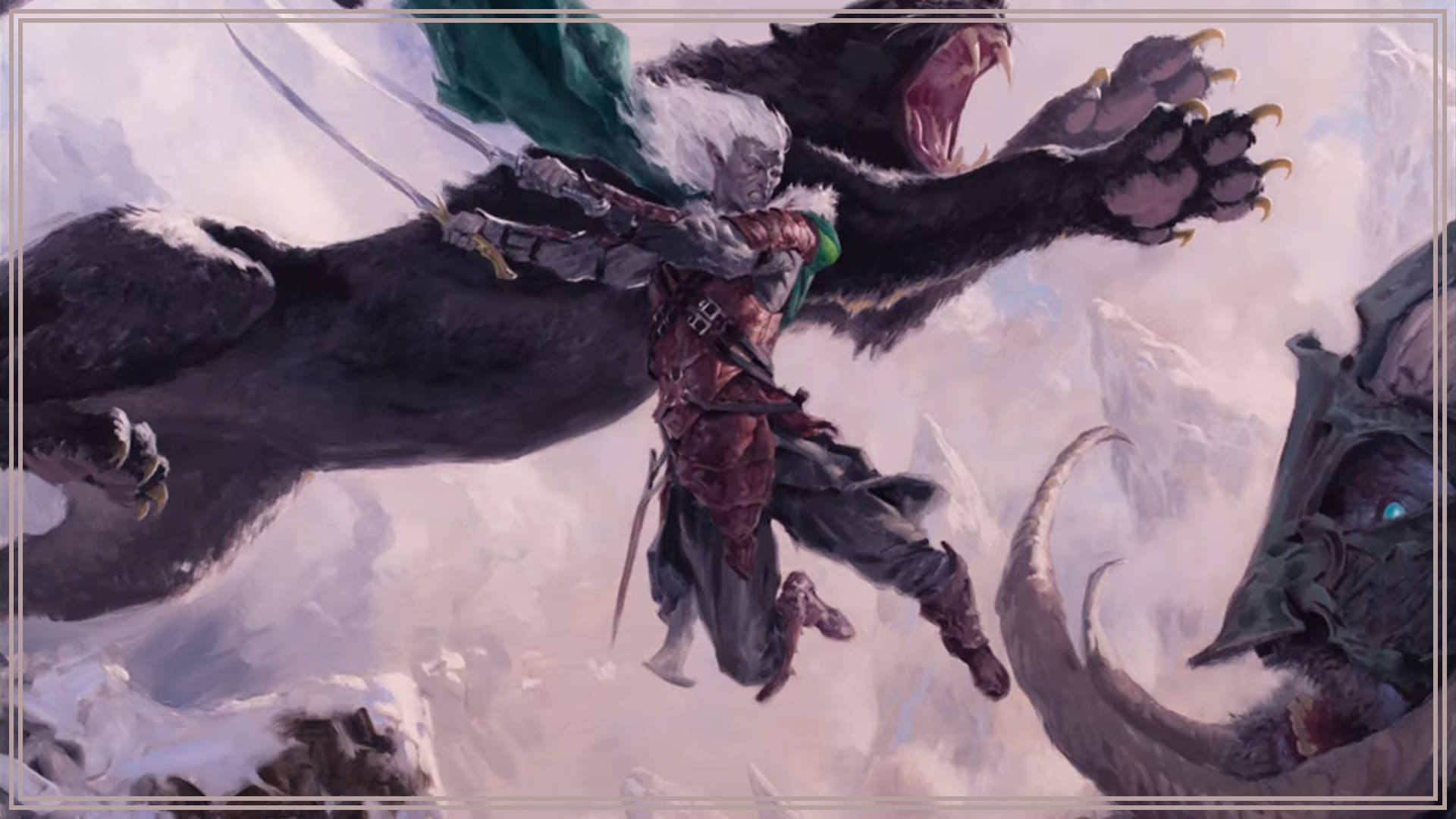 1920x1080 Magic: The Gathering Drizzt Card Revealed for Forgotten Realms Set