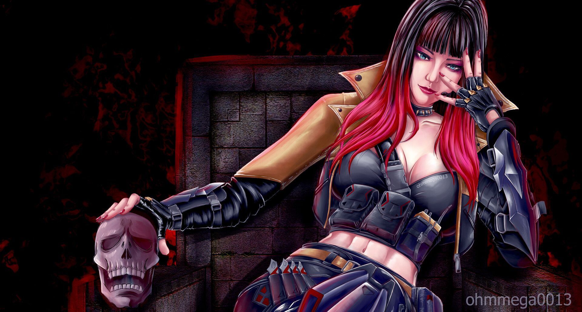 1920x1030 Dame Shot Caller (Call Of Duty Mobile Fan Art )