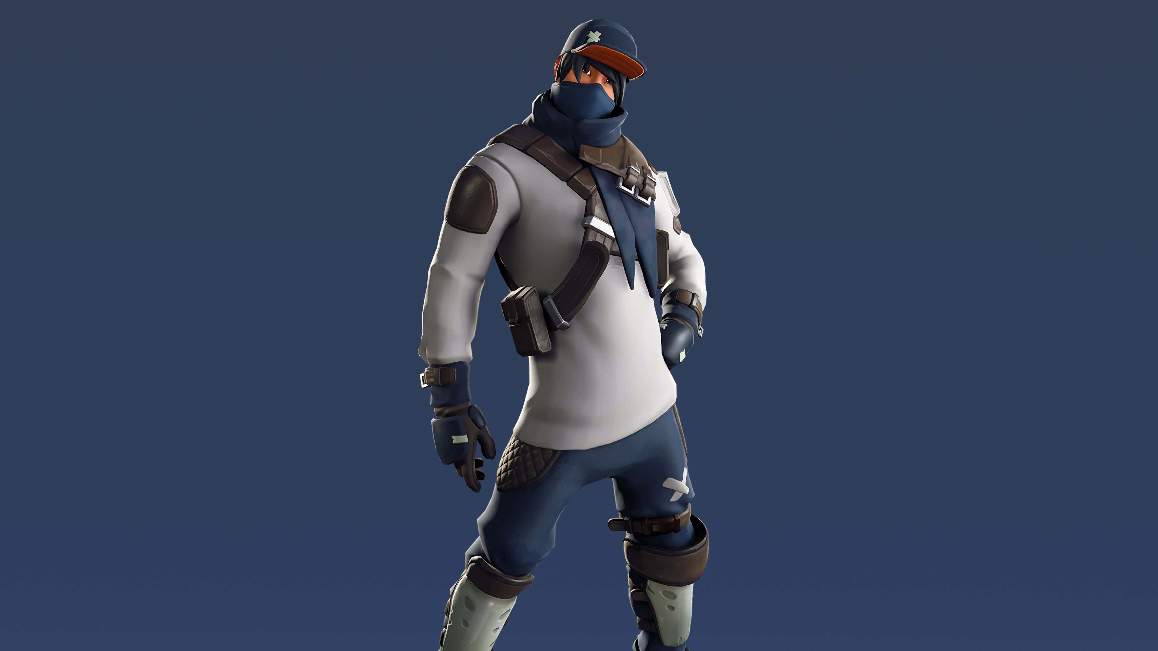 3840x2160 Fortnite Metro Squad Set Shot Caller Skin Outfit UHD 4K Wallpaper