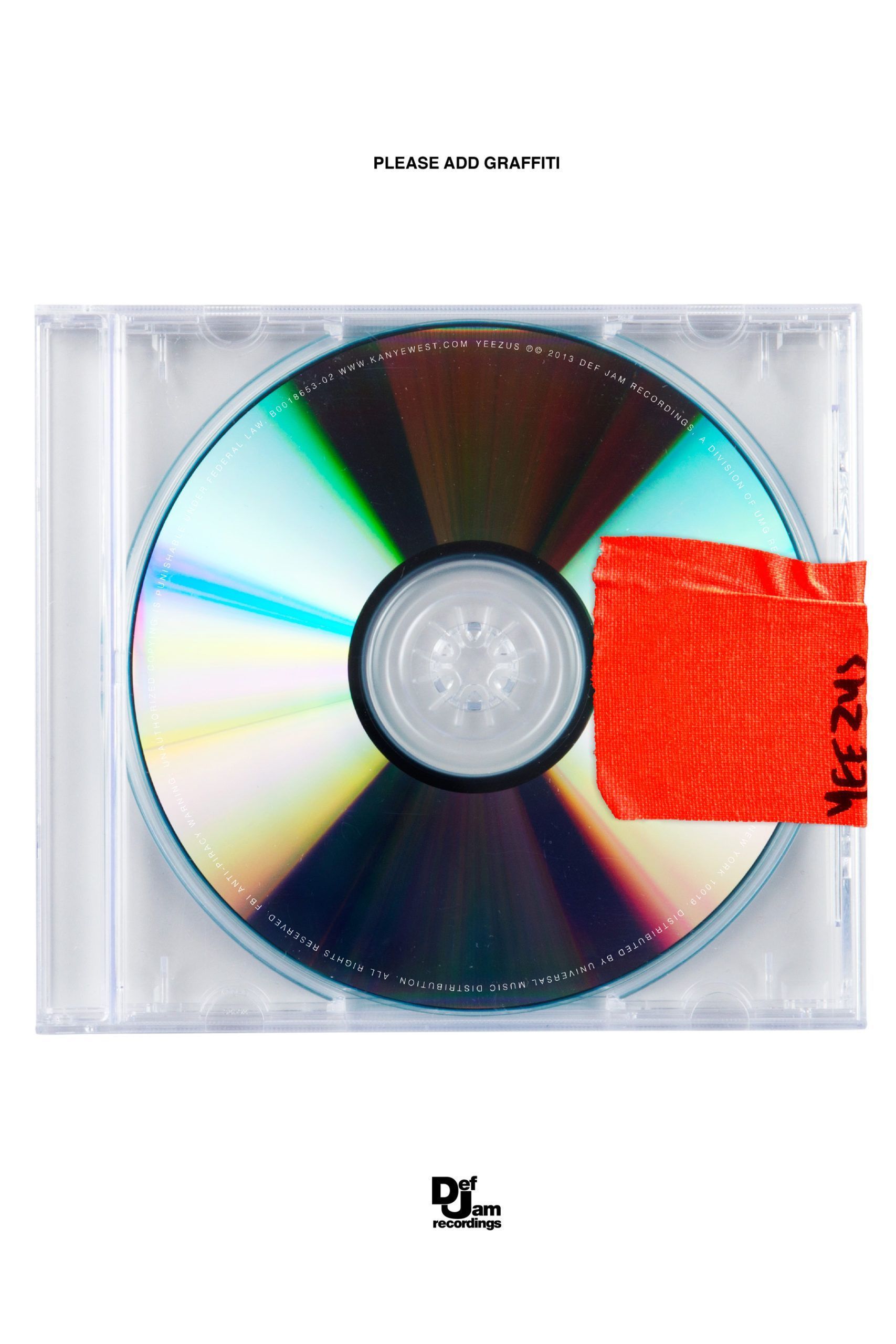 1707x2560 Kanye West reveals cover art for 'Yeezus'