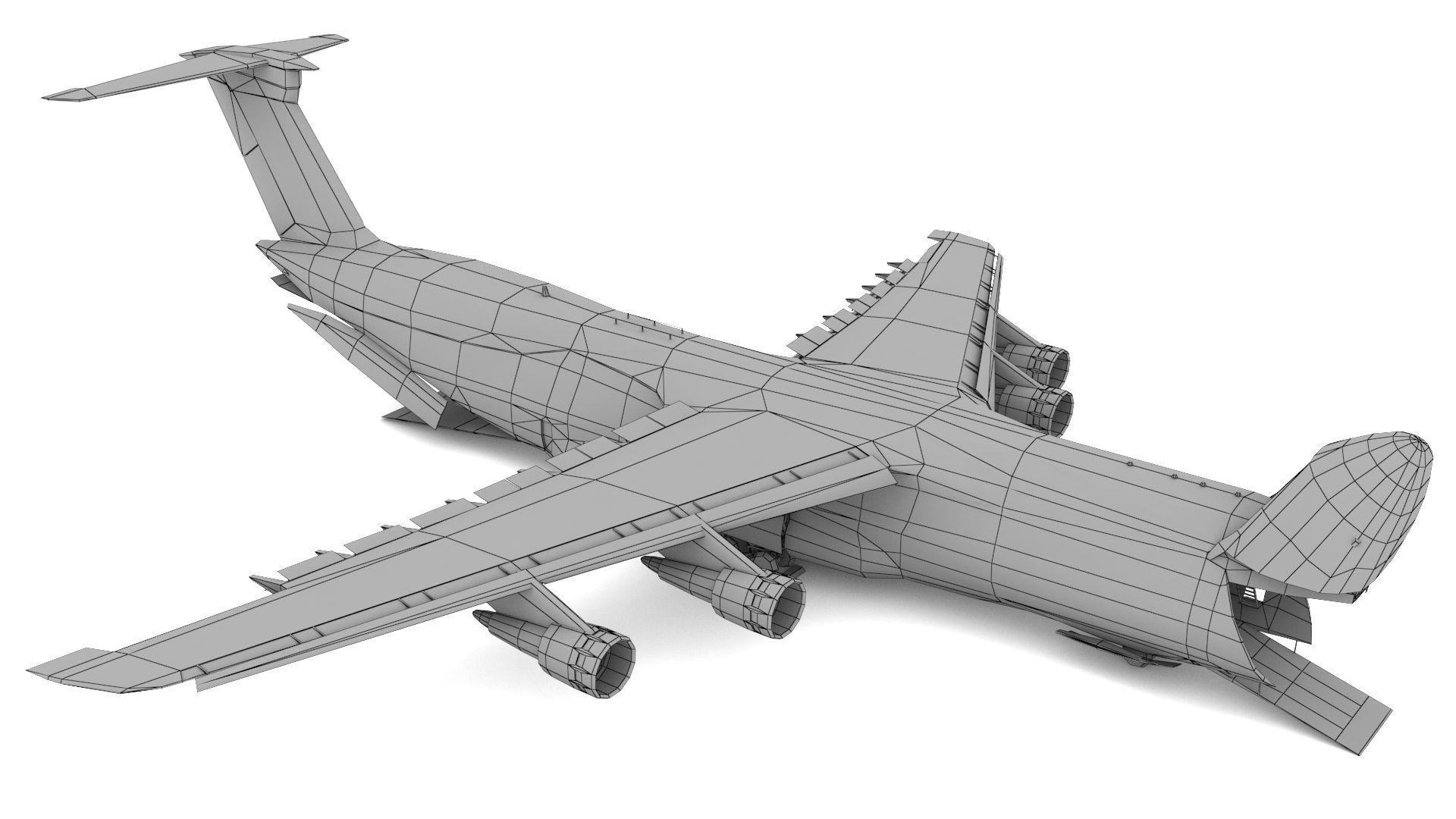 1920x1080 Lockheed C 5 Galaxy 3D Model $59 .fbx .obj .max