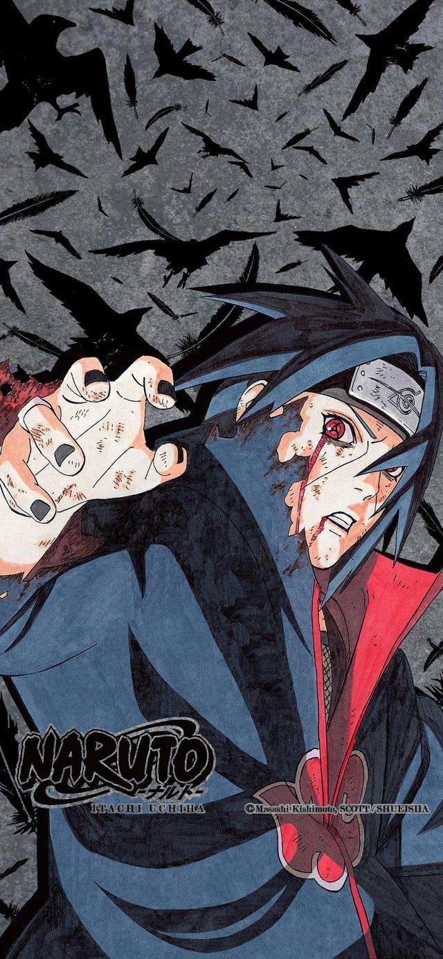 640x1385 cool itachi wallpaper
