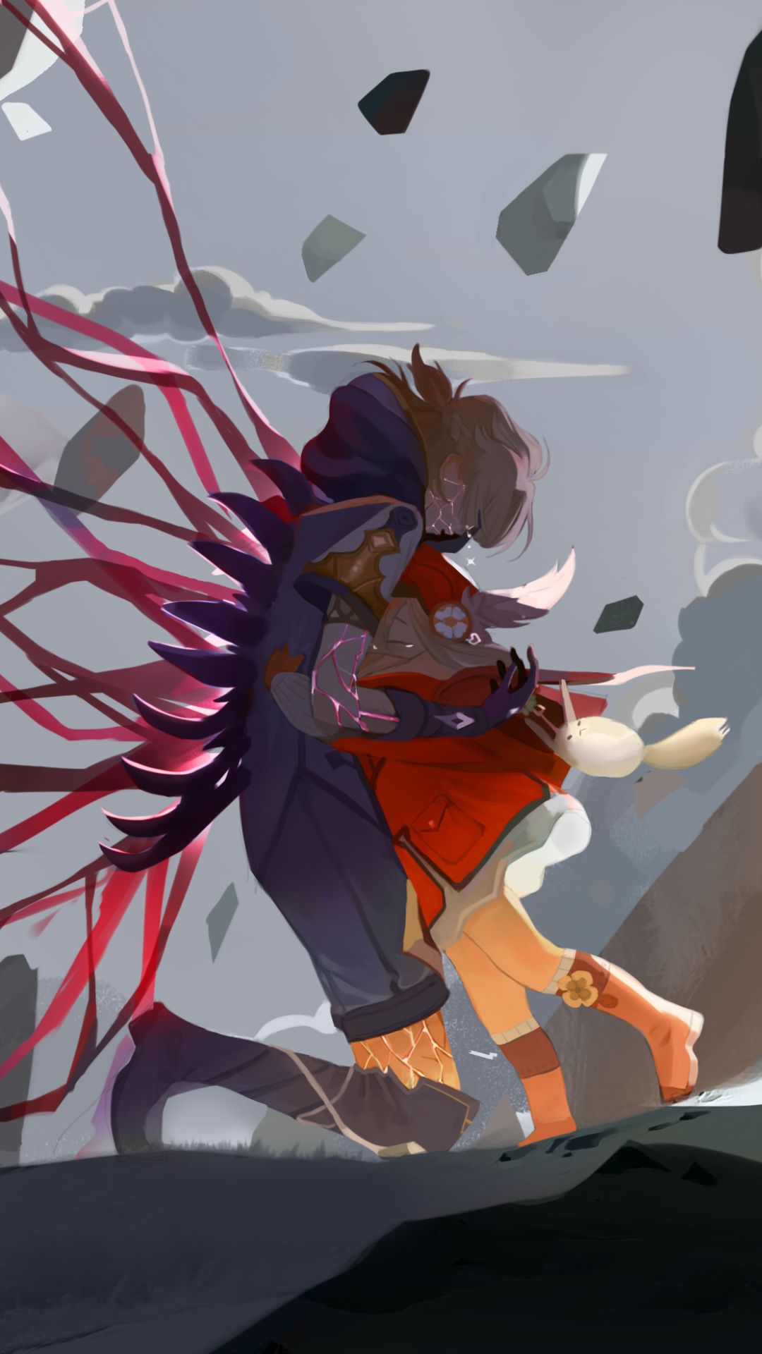 1080x1920 Mobile wallpaper: Video Game, Genshin Impact, Klee (Genshin Impact), Albedo (Genshin Impact), 1398128 download the picture for free