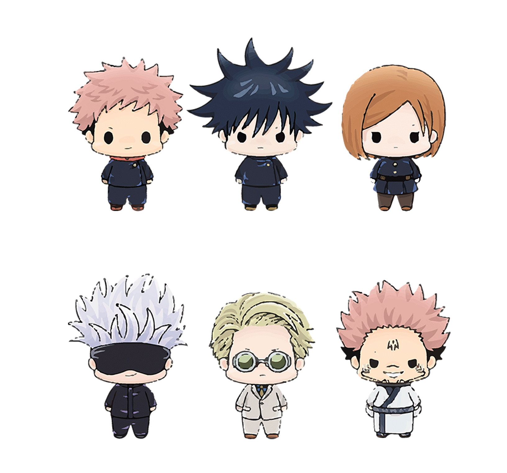 1632x1524 3MF file Jujutsu Kaisen 6 cutters・3D printing model to download・Cults