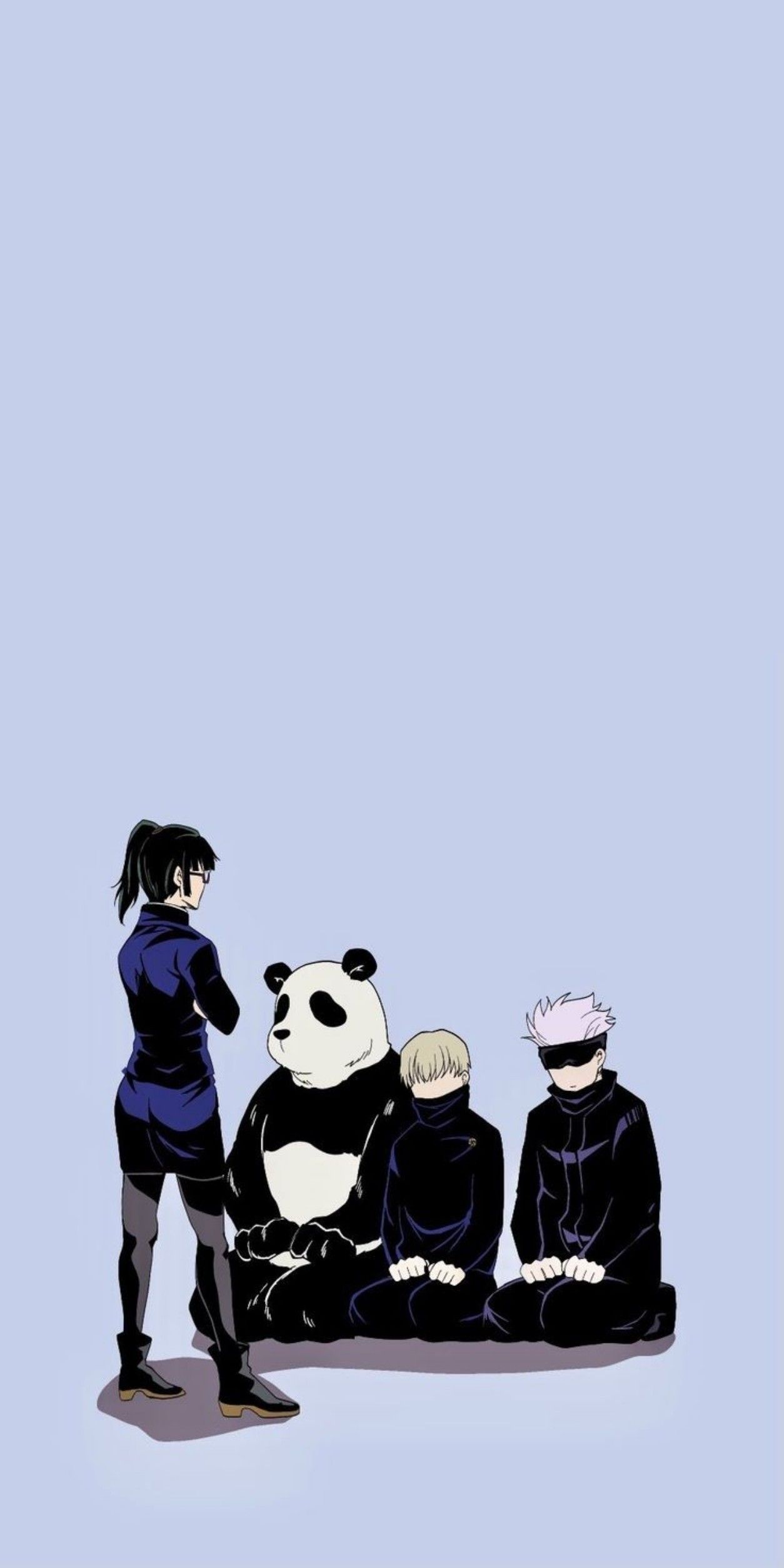 1254x2508 Jujutsu Kaisen Funny Wallpaper