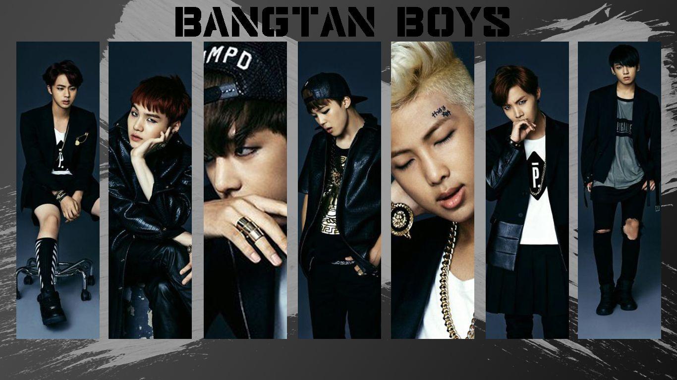 1366x768 BTS Wallpaper High Quality