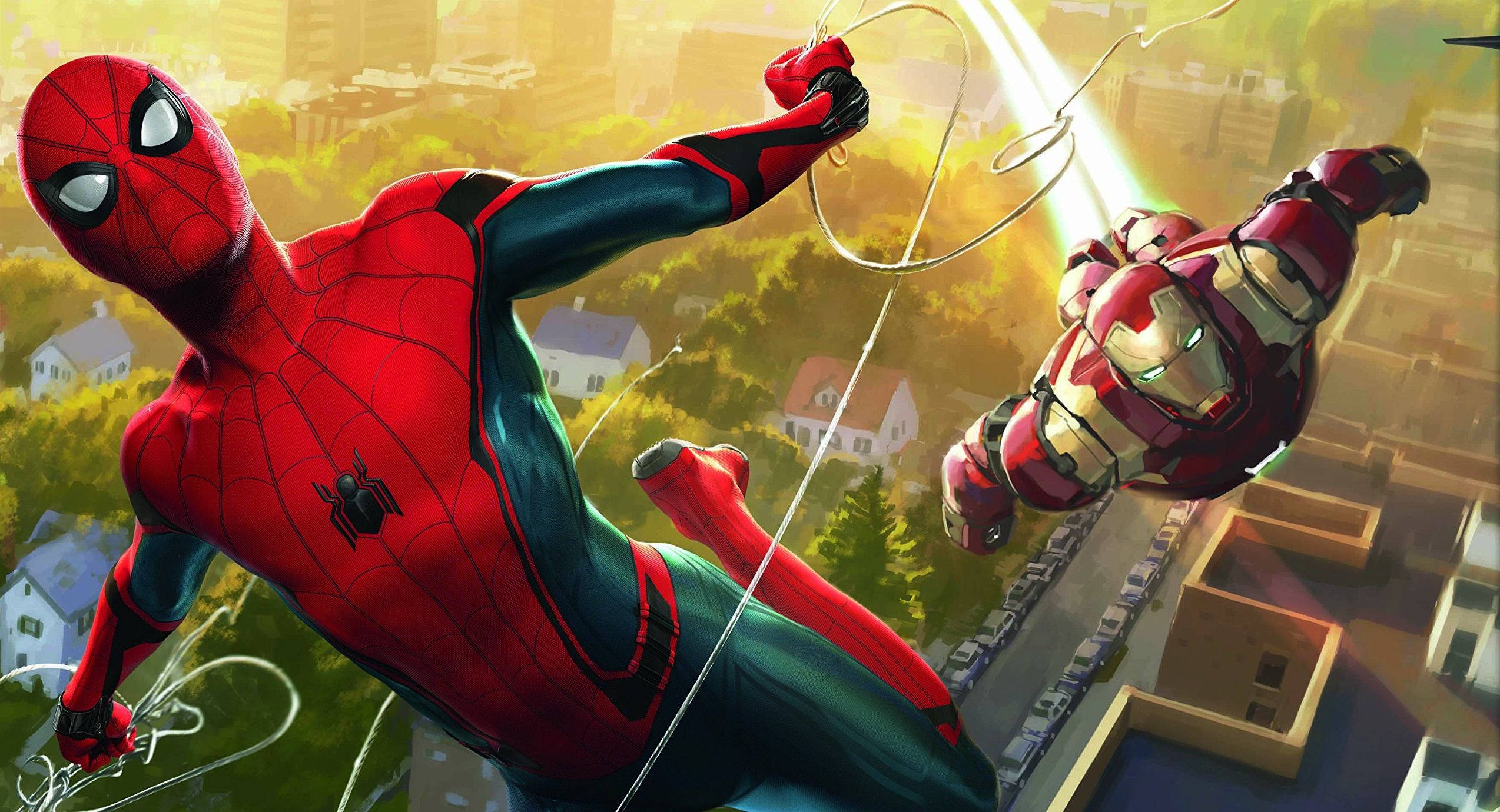 2548x1380 Iron Spider Wallpaper