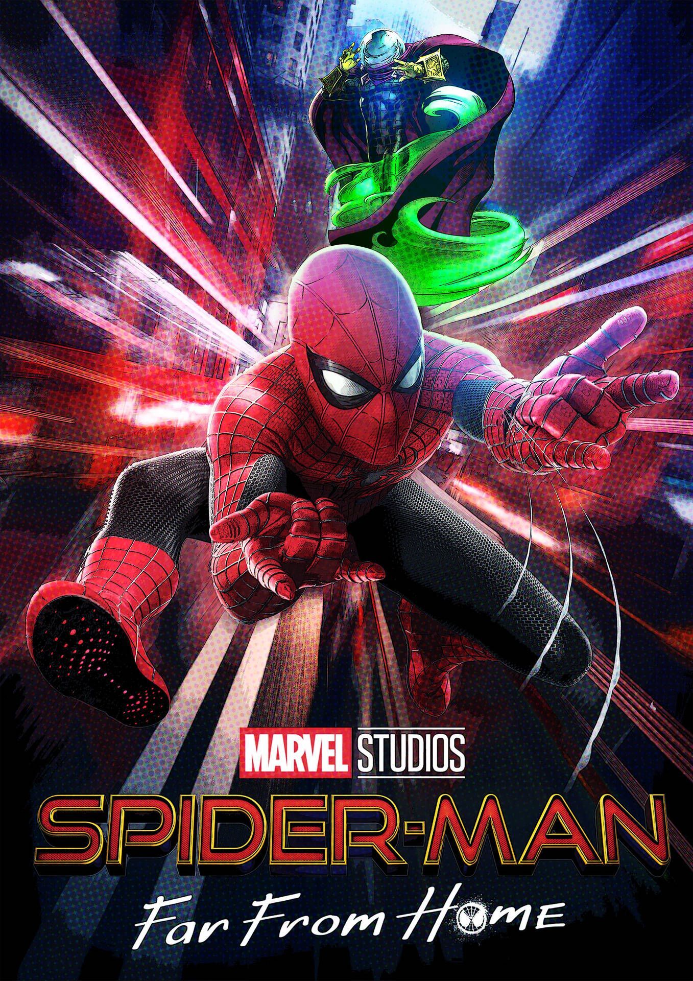 1357x1920 Download Spider Man Far From Home MCU Wallpaper