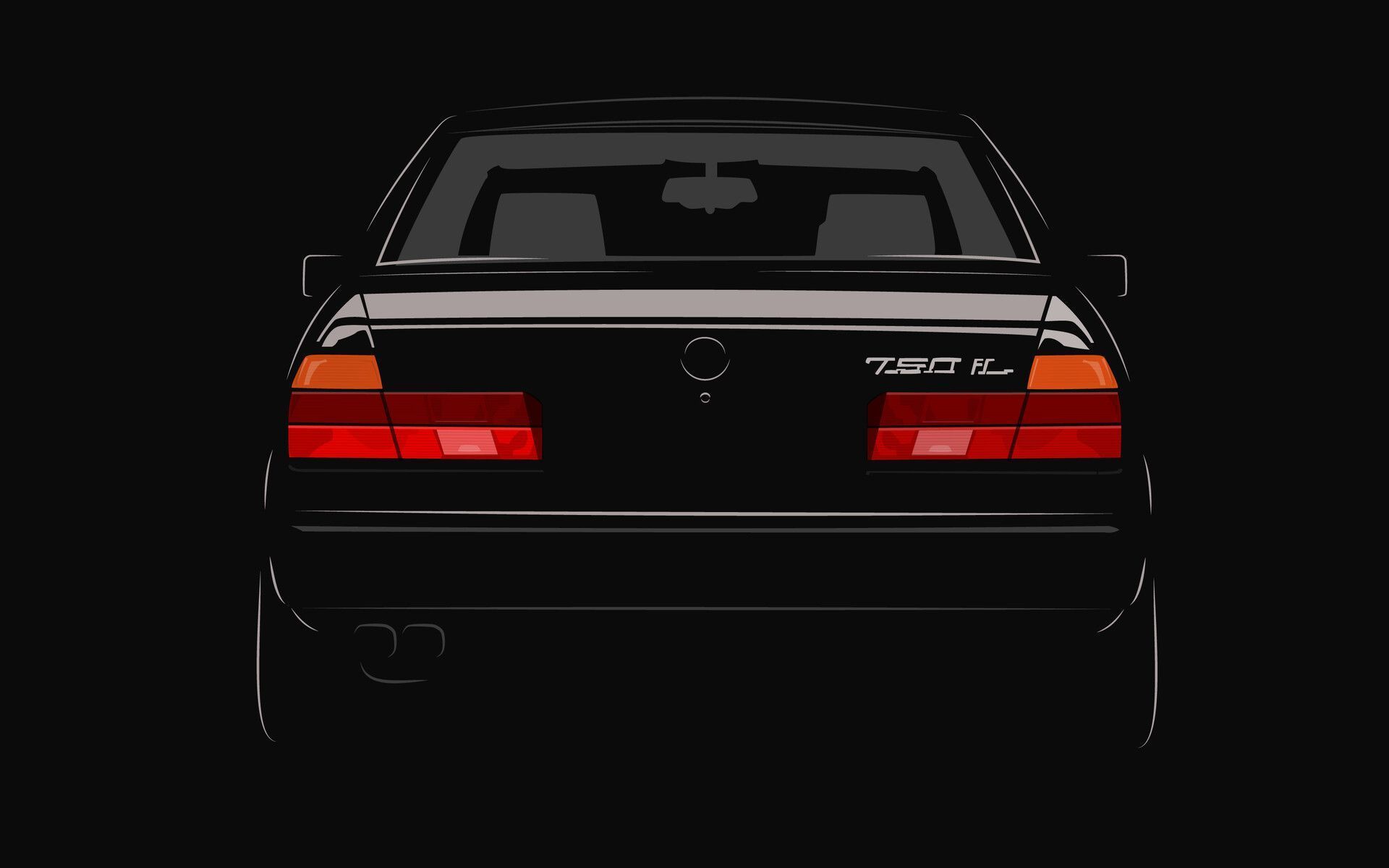 1920x1200 BMW e32 750il
