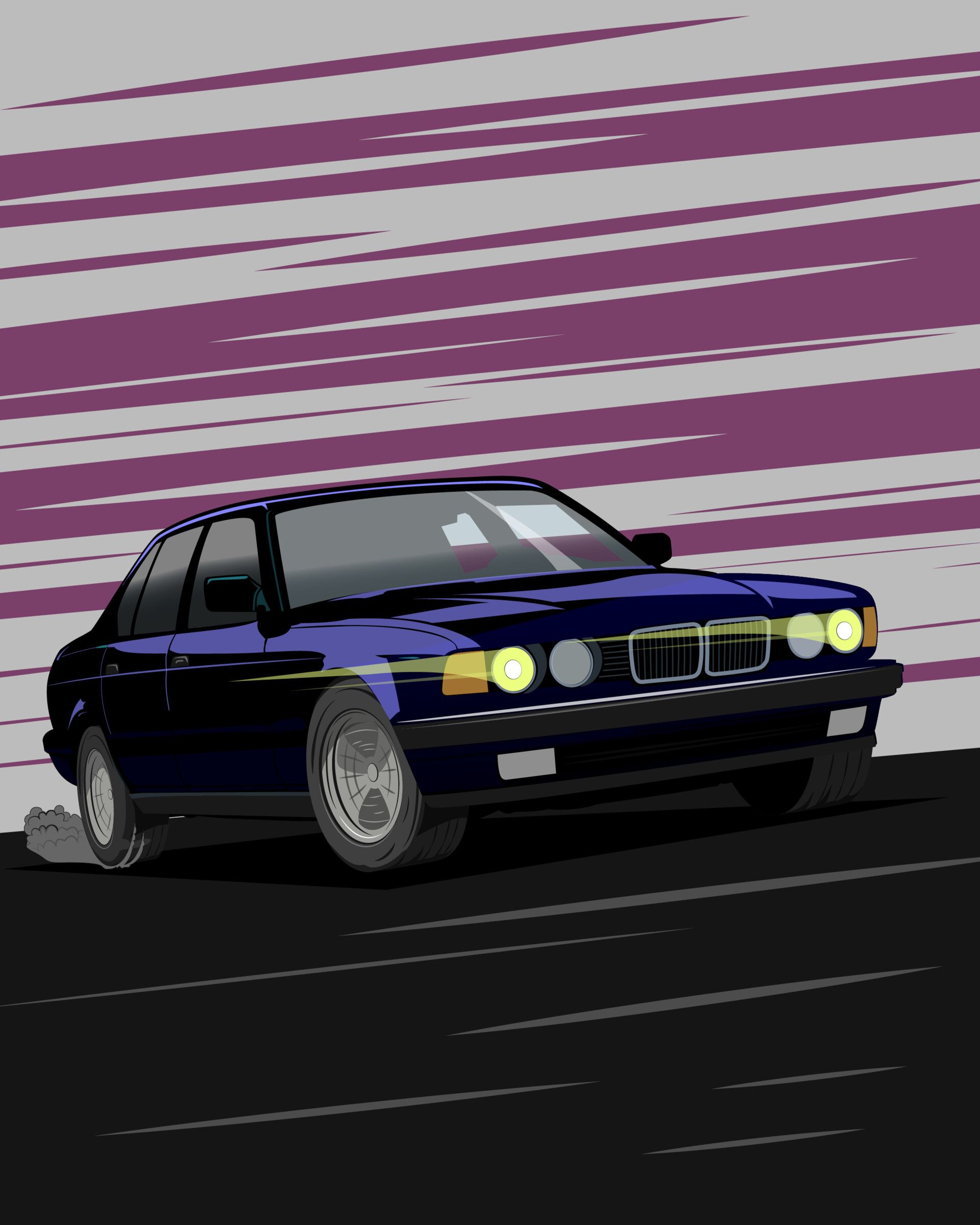 1920x2400 Drifting BMW e32