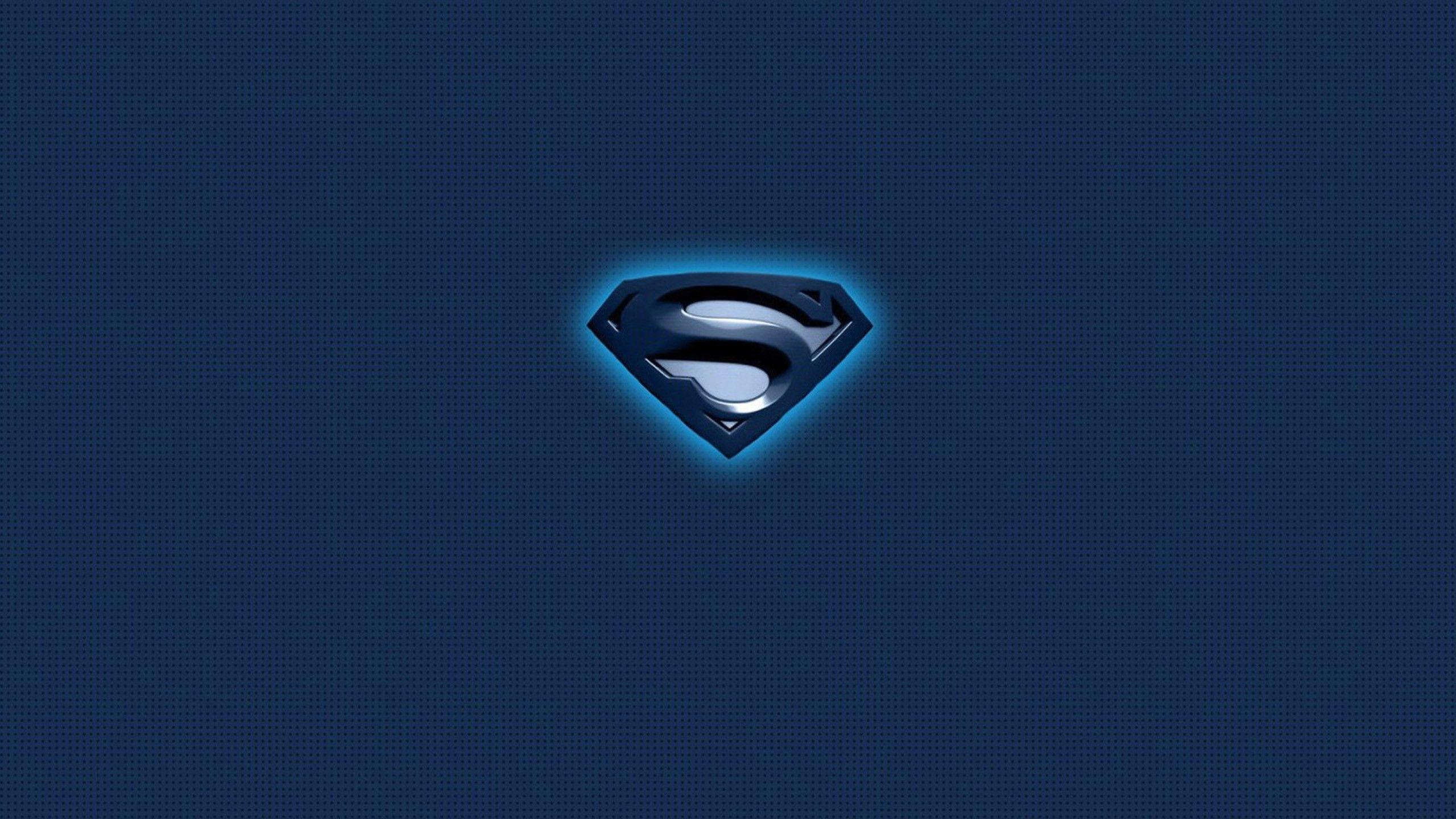 2560x1440 Free Superman Logo iPad Image HD Wallpaper Background Photo