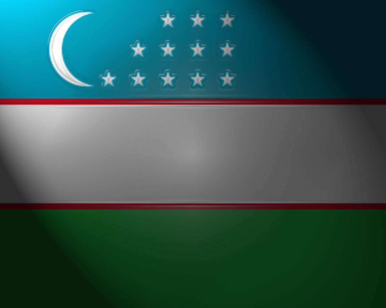 1280x1024 Uzbekistan Flag Wallpaper