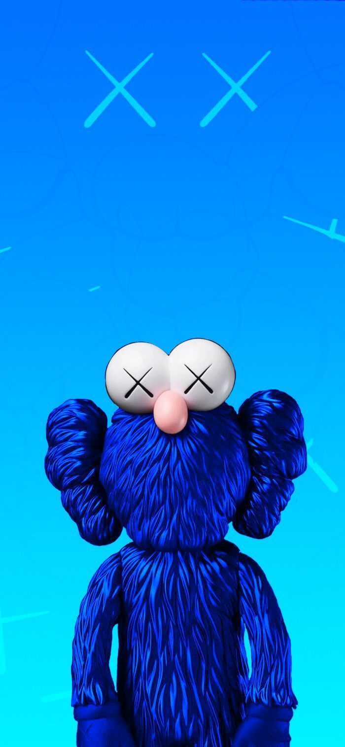 700x1516 Kaws Wallpaper Blue#blue #kaws #wallpaper. Kaws wallpaper, Kaws iphone wallpaper, Graffiti wallpaper iphone