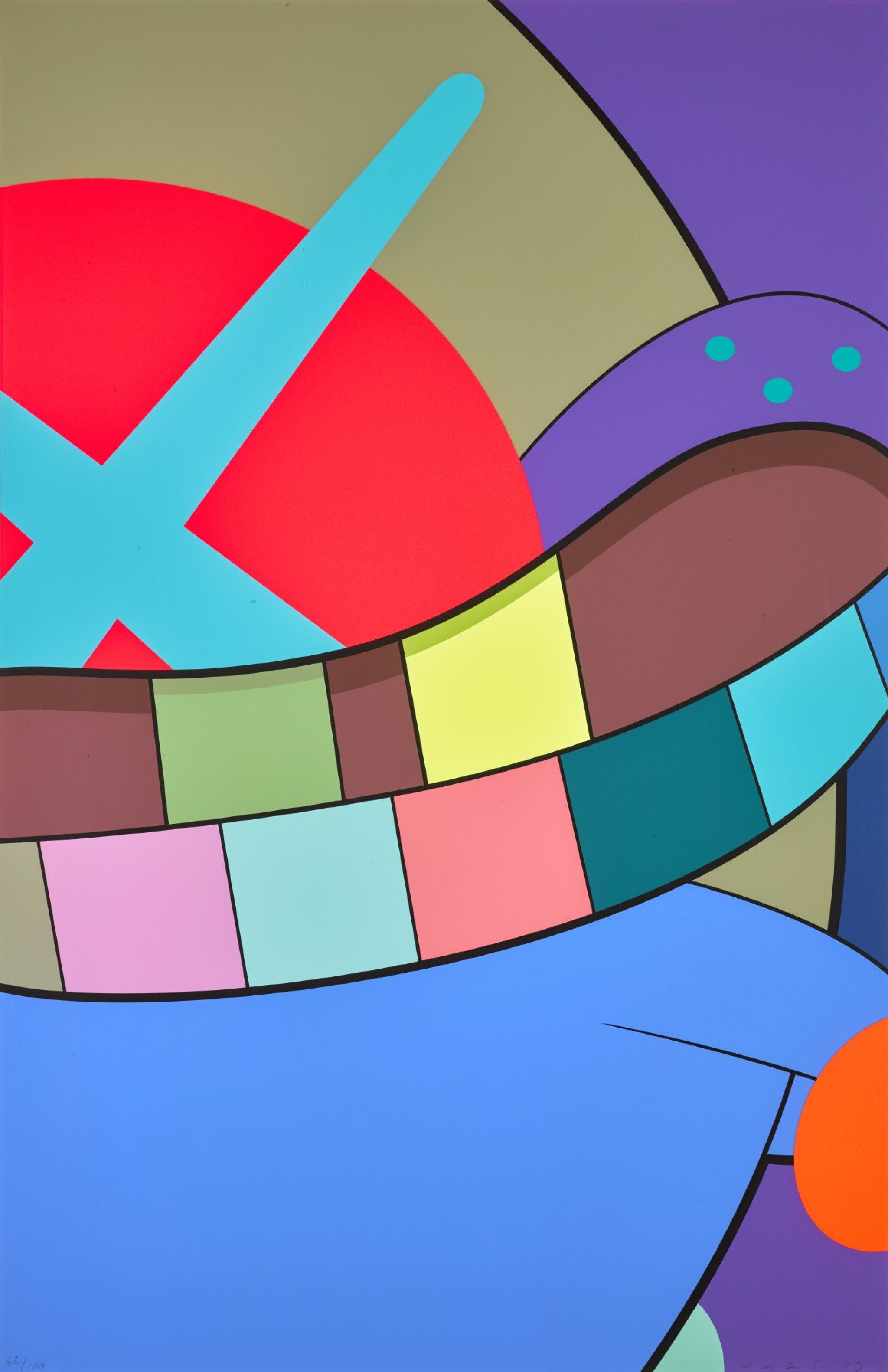 2048x3163 KAWS. UPS AND DOWNS: ONE PRINT. Prints & Multiples