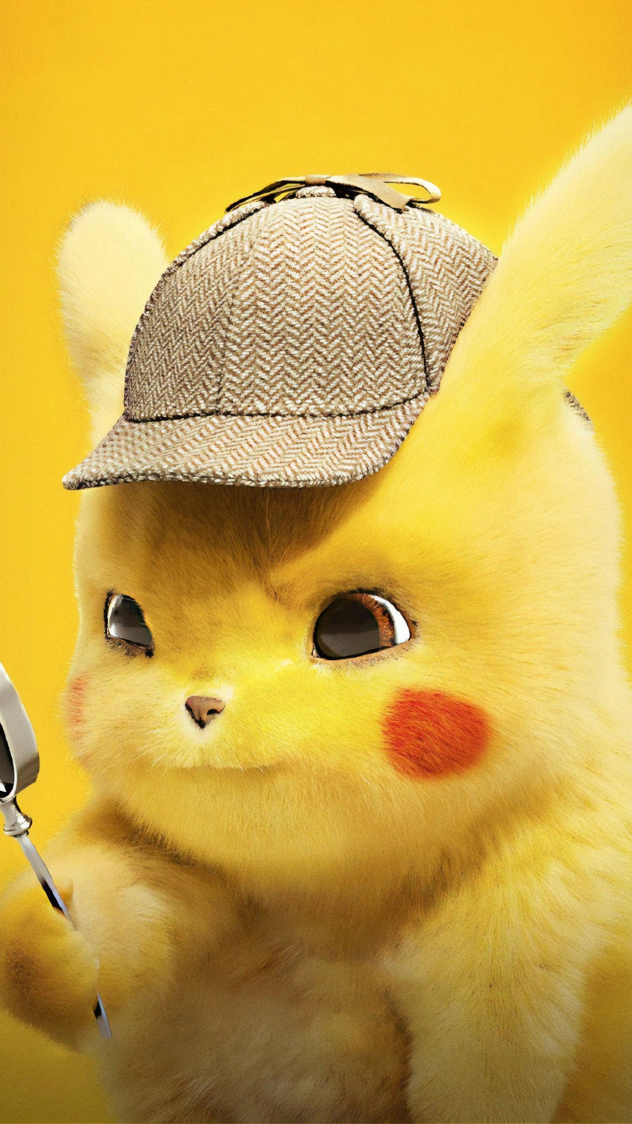 2160x3840 Pikachu, dễ thương, Pokemon Thám tử Pikachu, hình nền 2019
