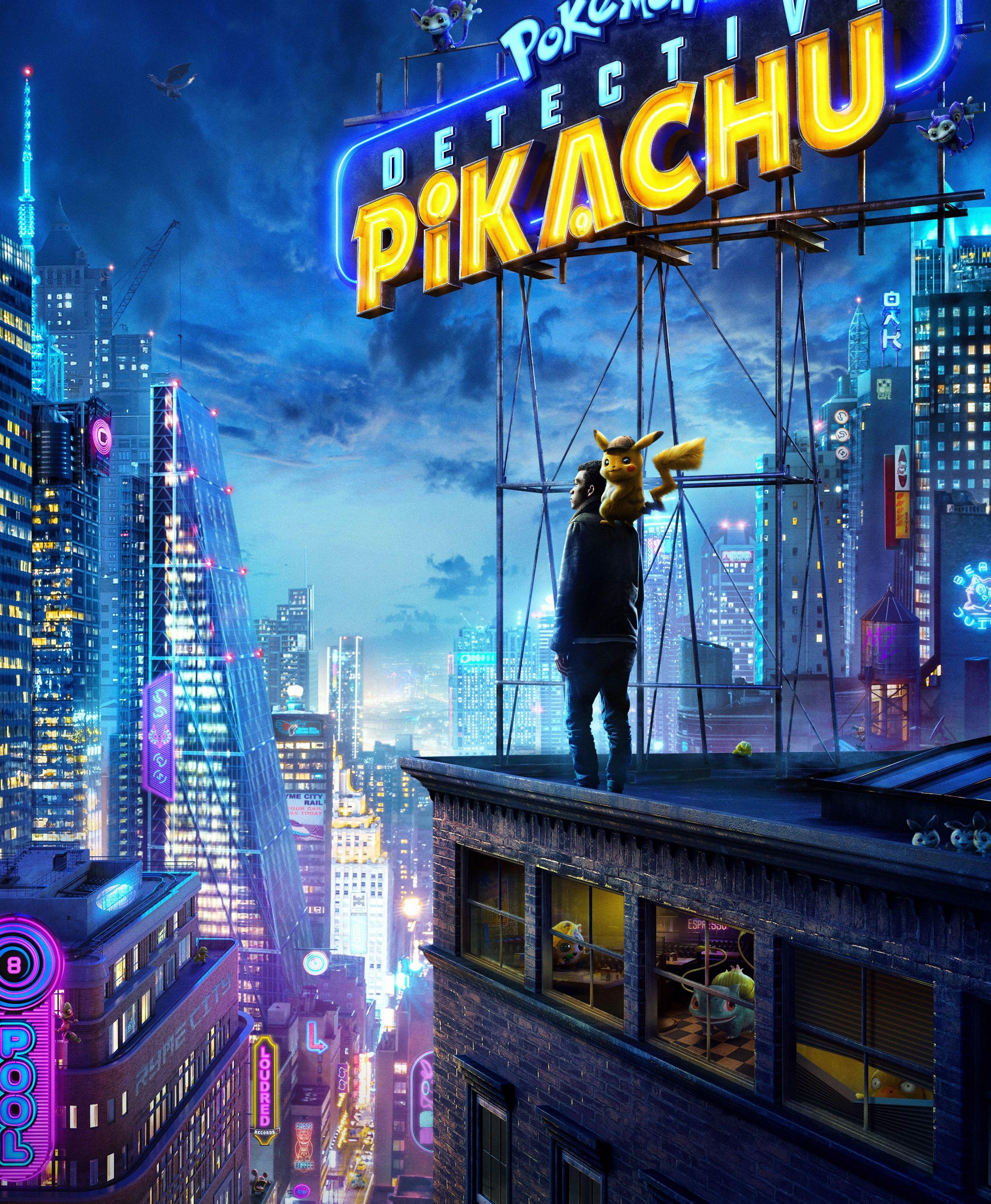 3374x4100 Hình nền Pokémon Thám tử Pikachu, 2019, 4K, Phim