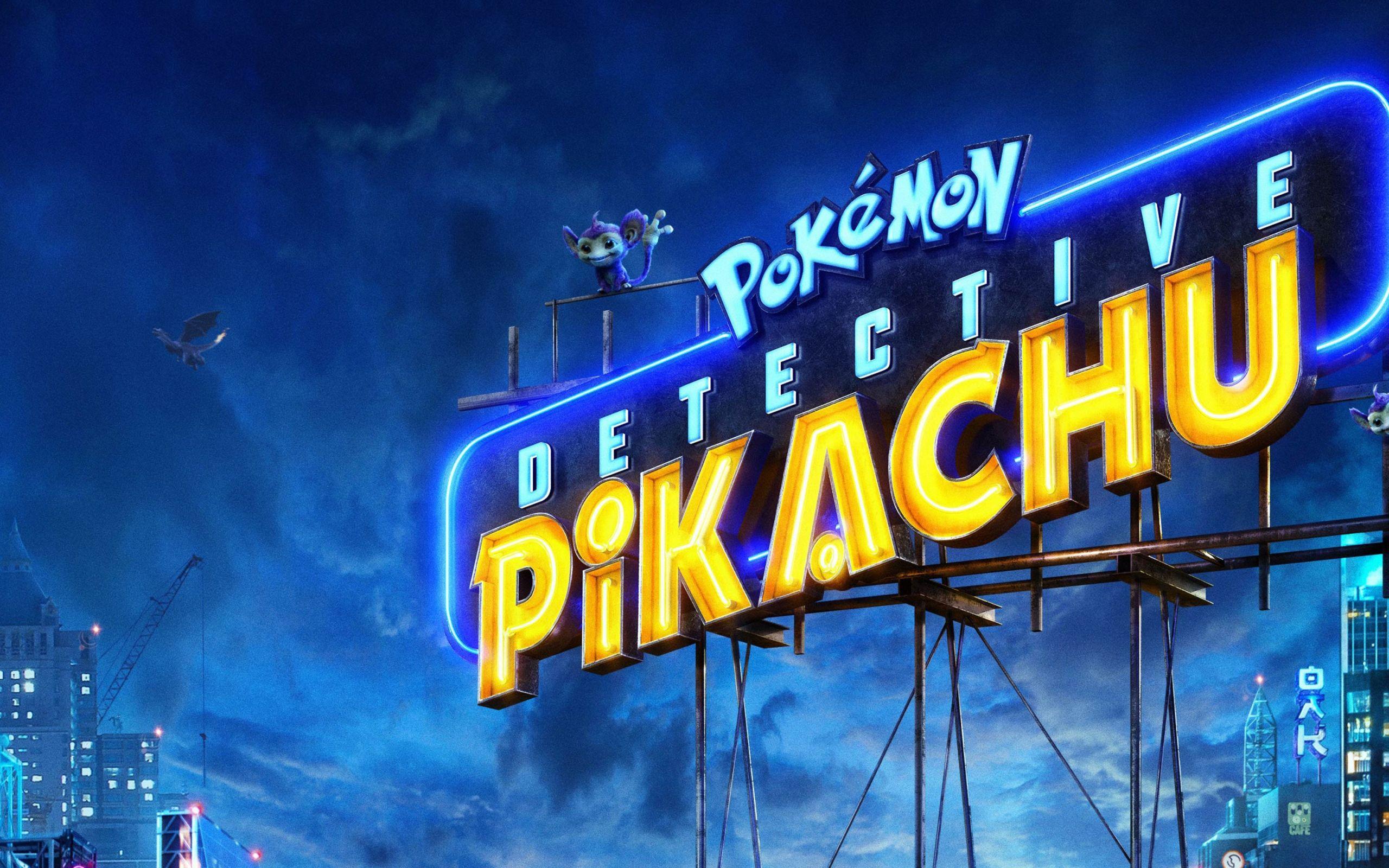 2560x1600 Hình nền miễn Pokémon Thám tử Pikachu, Pika, Phim, Áp phích