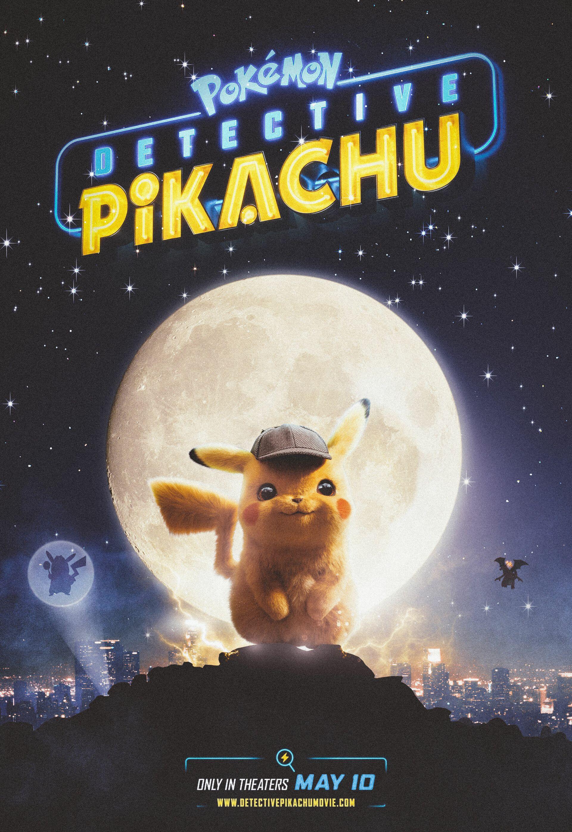 1920x2789 Poster phim Thám tử Pikachu - Người hâm mộ Art