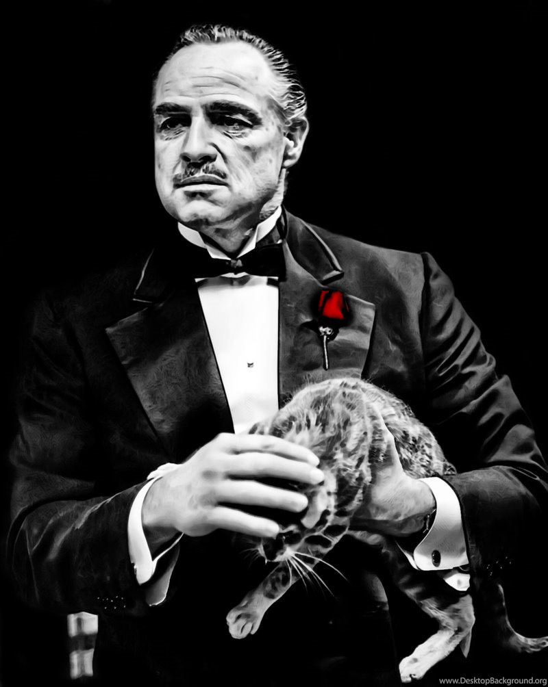 Don Corleone, black, mafia, the godfather, HD wallpaper | Peakpx